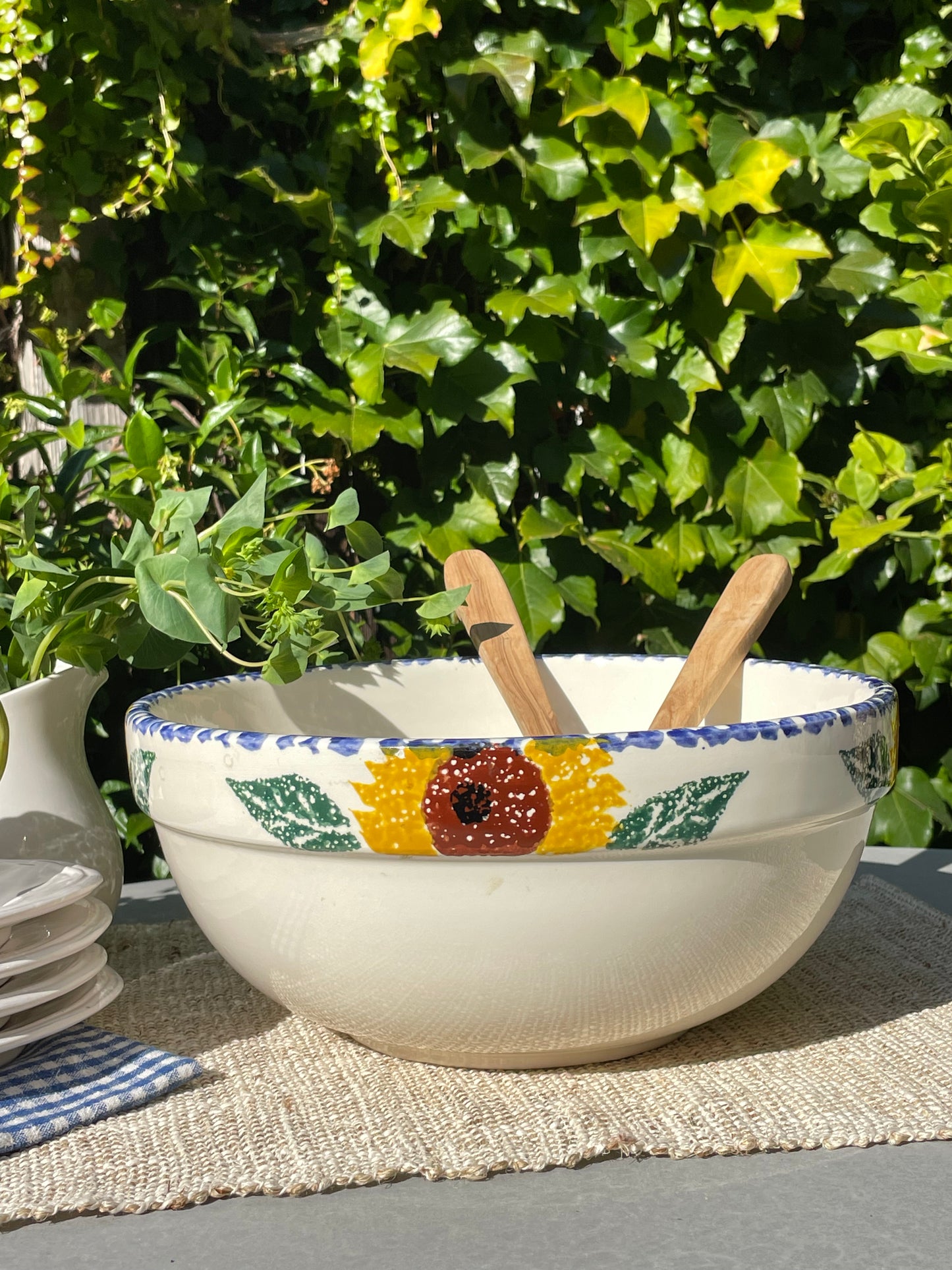 Sunflower Serving Bowl