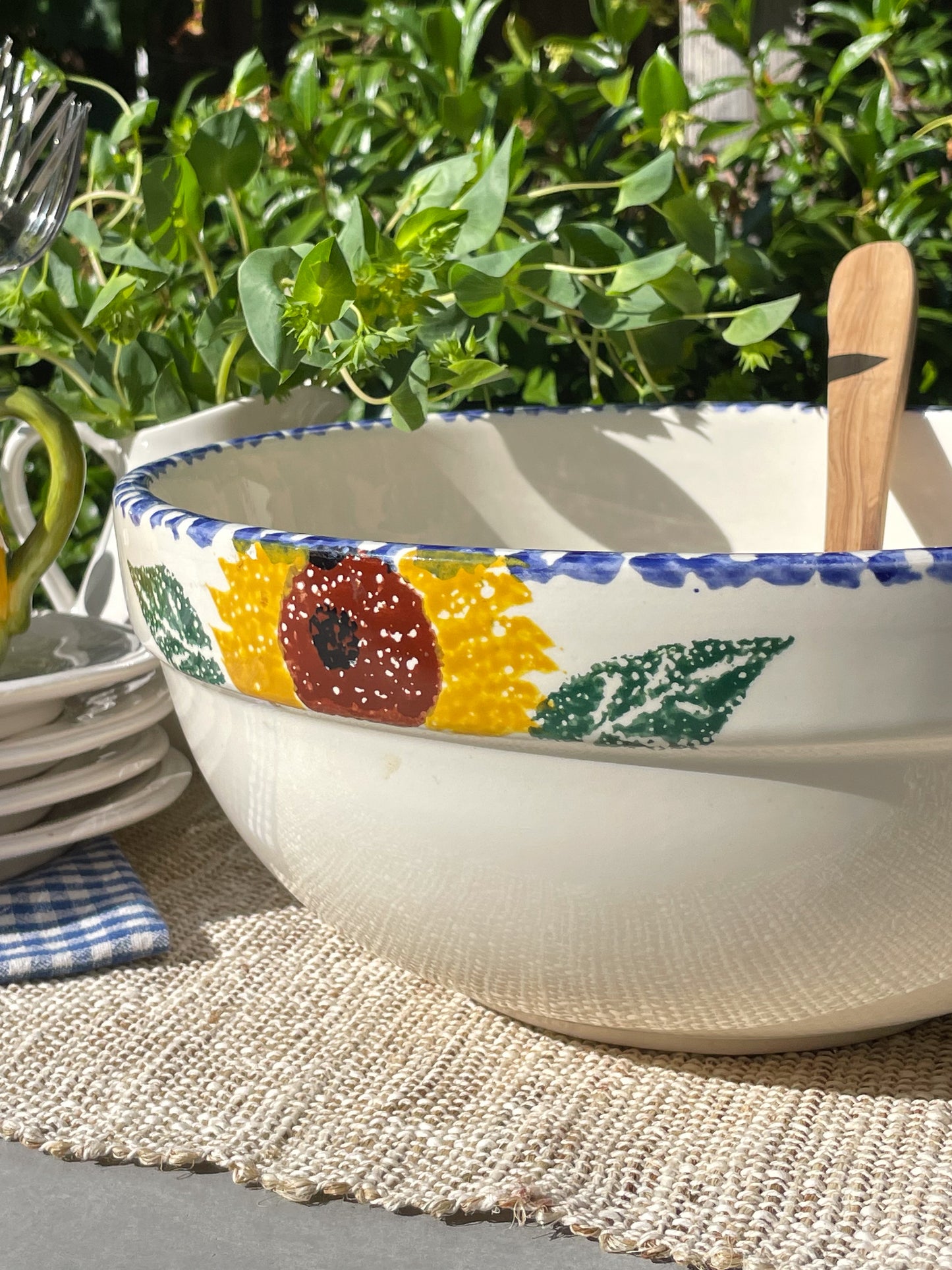 Sunflower Serving Bowl