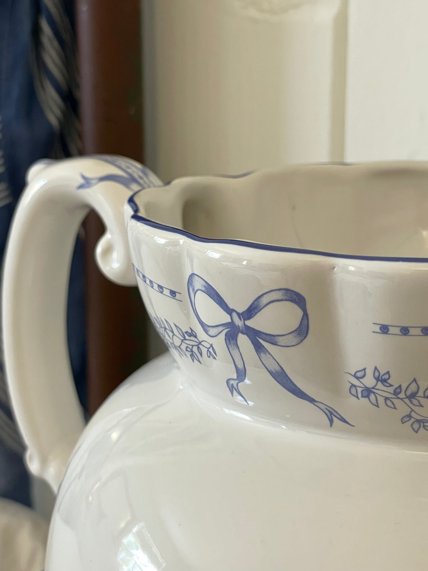 Laura Ashley "Elizabethan Rose" Basin and Pitcher