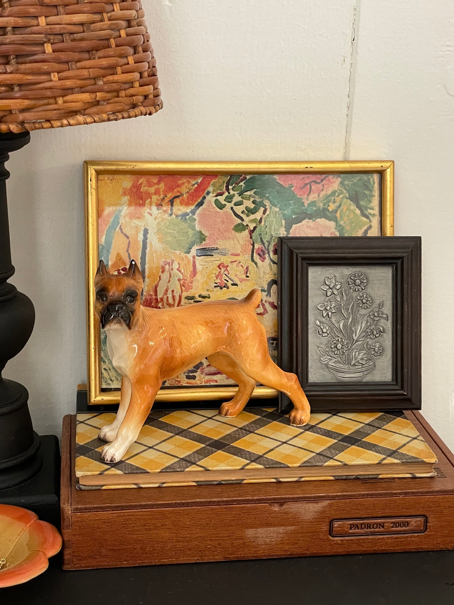Willie Vintage Boxer Figurine