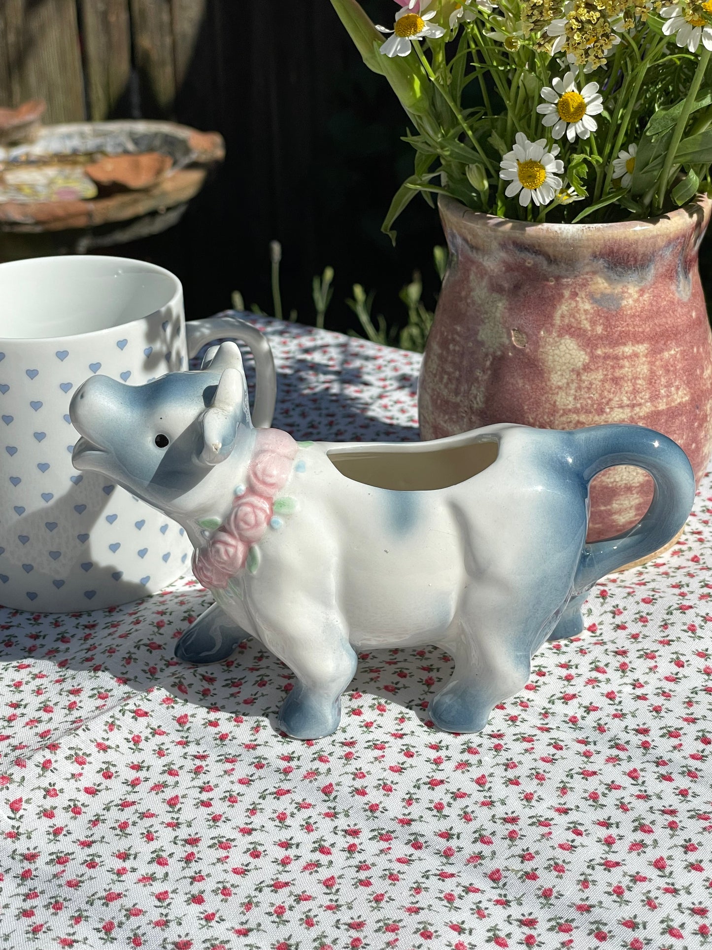 Pasture Petals Cow Creamer