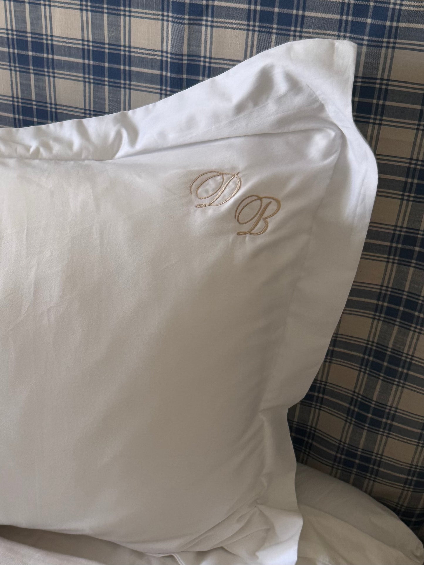 Custom Embroidered Pillow Sham