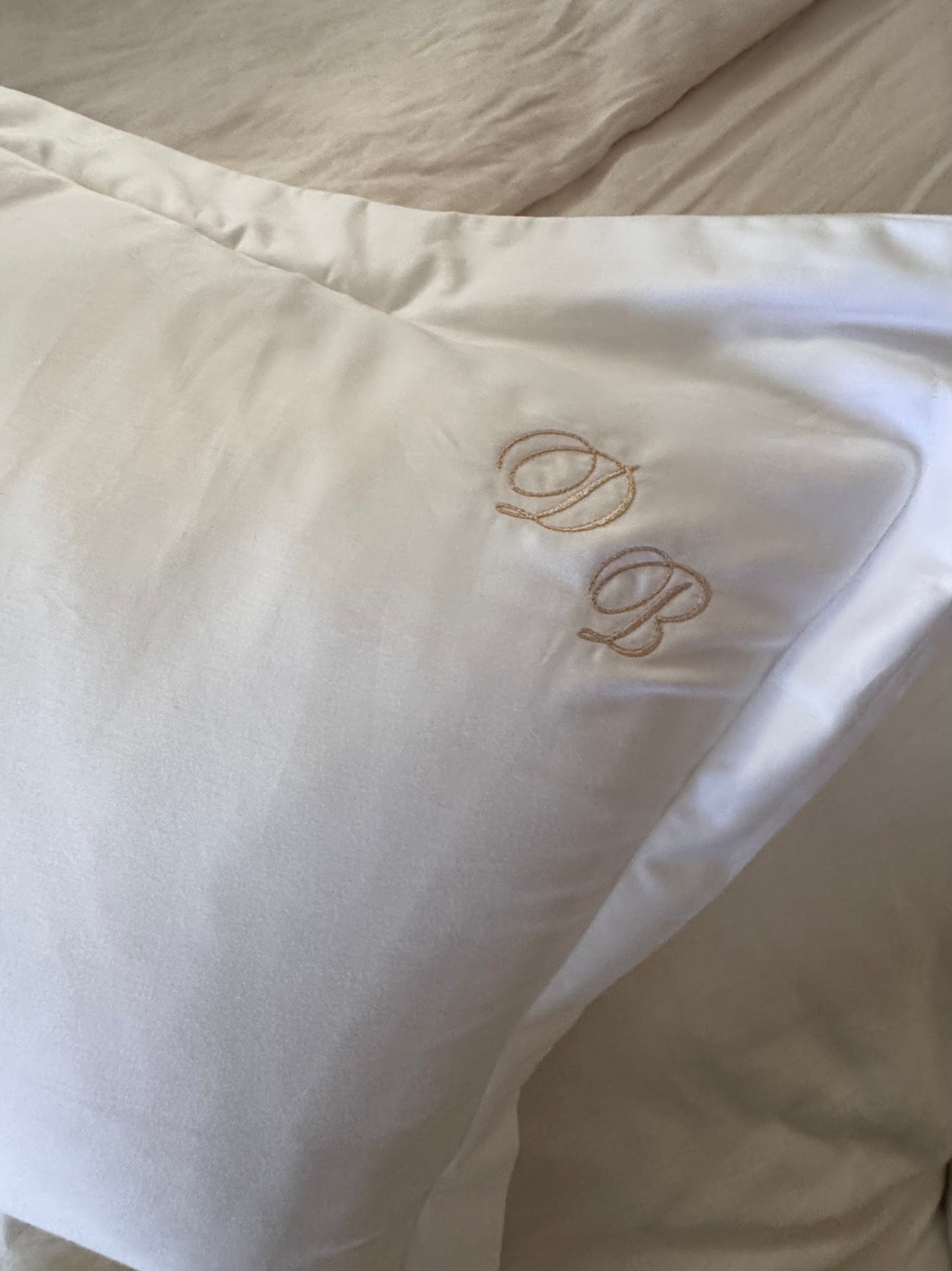 Embroidered Pillow Sham