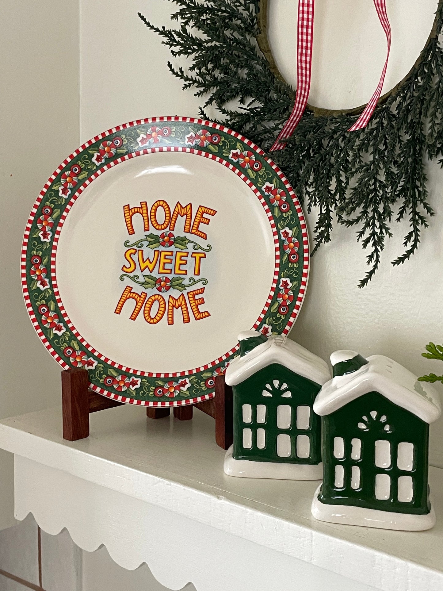 Home for the Holidays Treat Plate