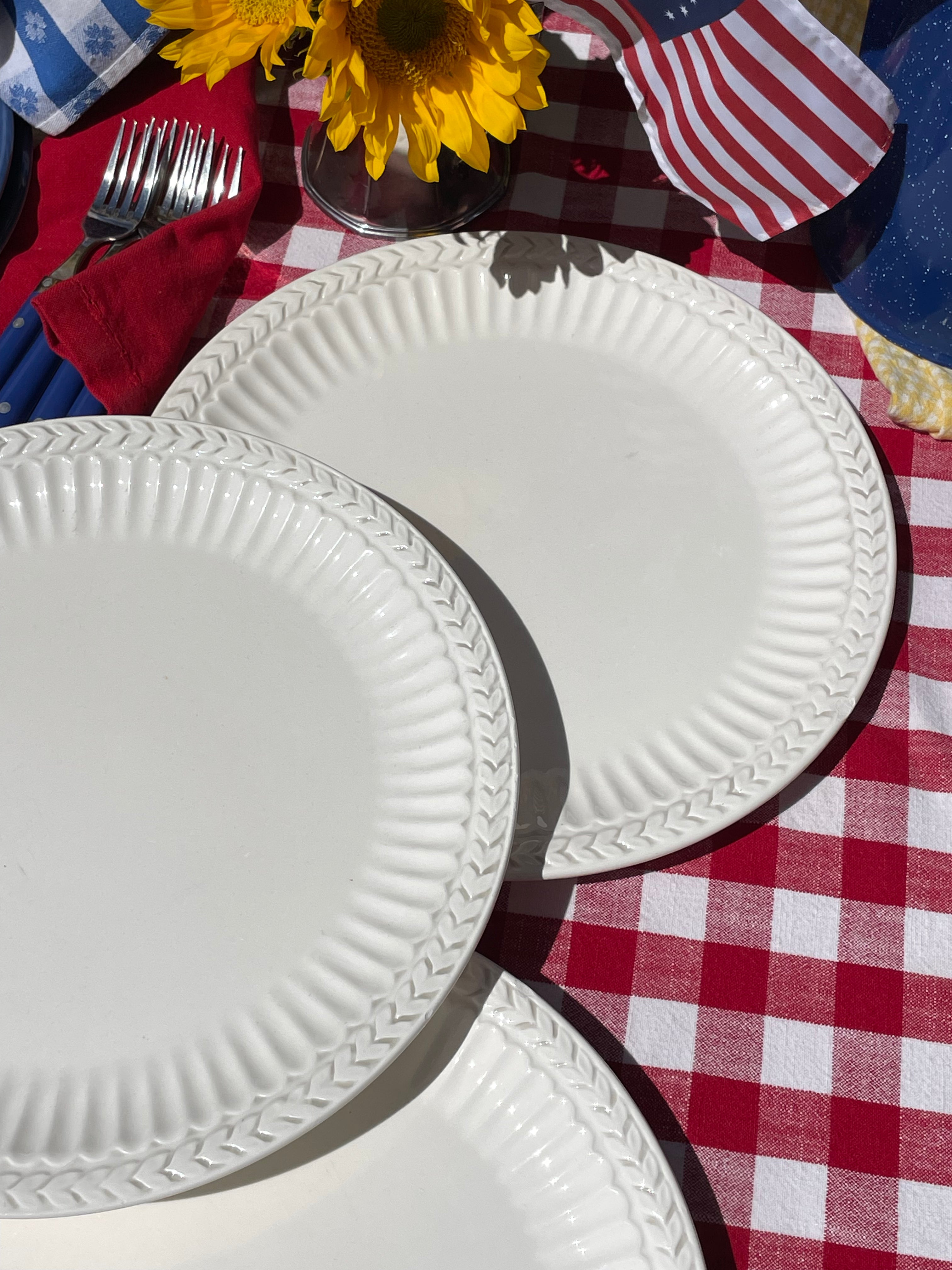Main Street Dinner Plates, Set of 4