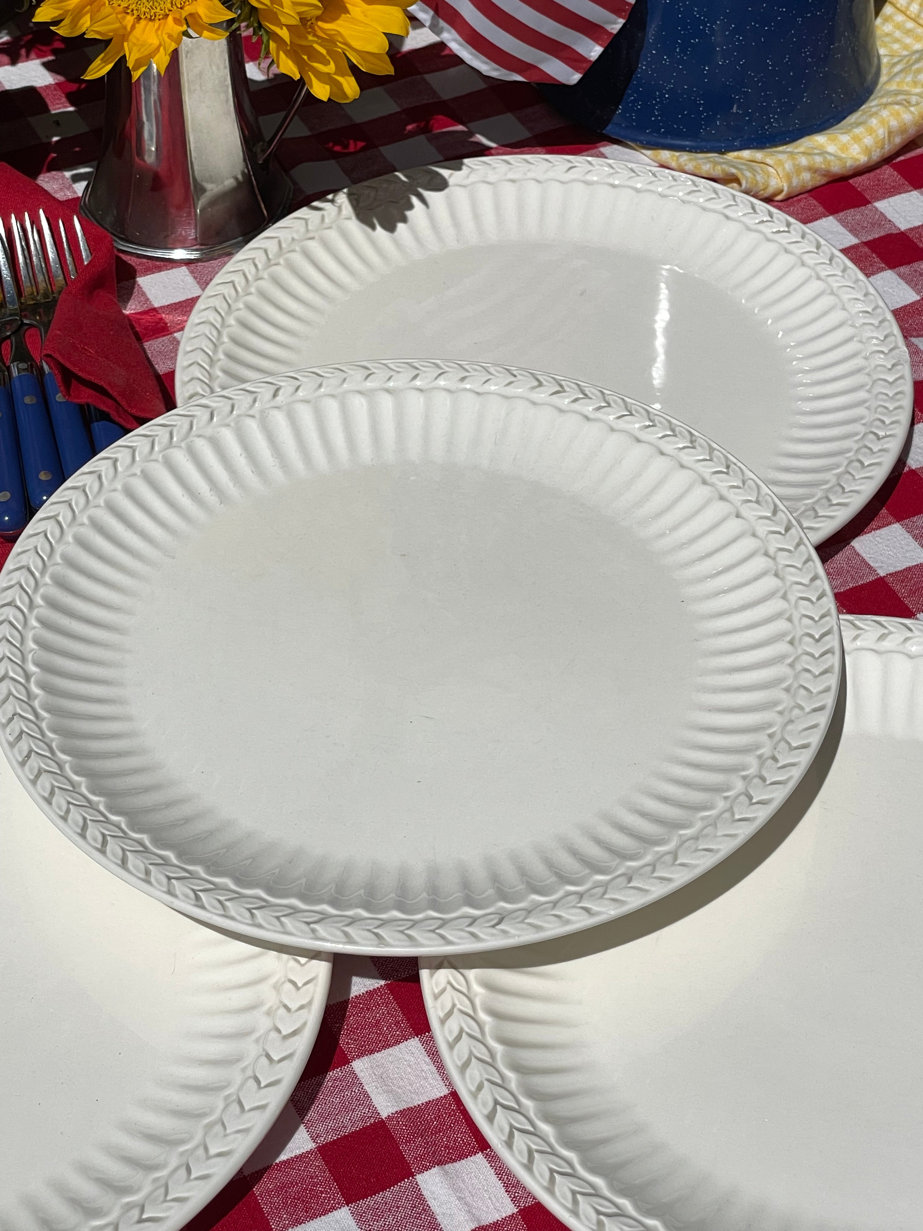 Main Street Dinner Plates, Set of 4