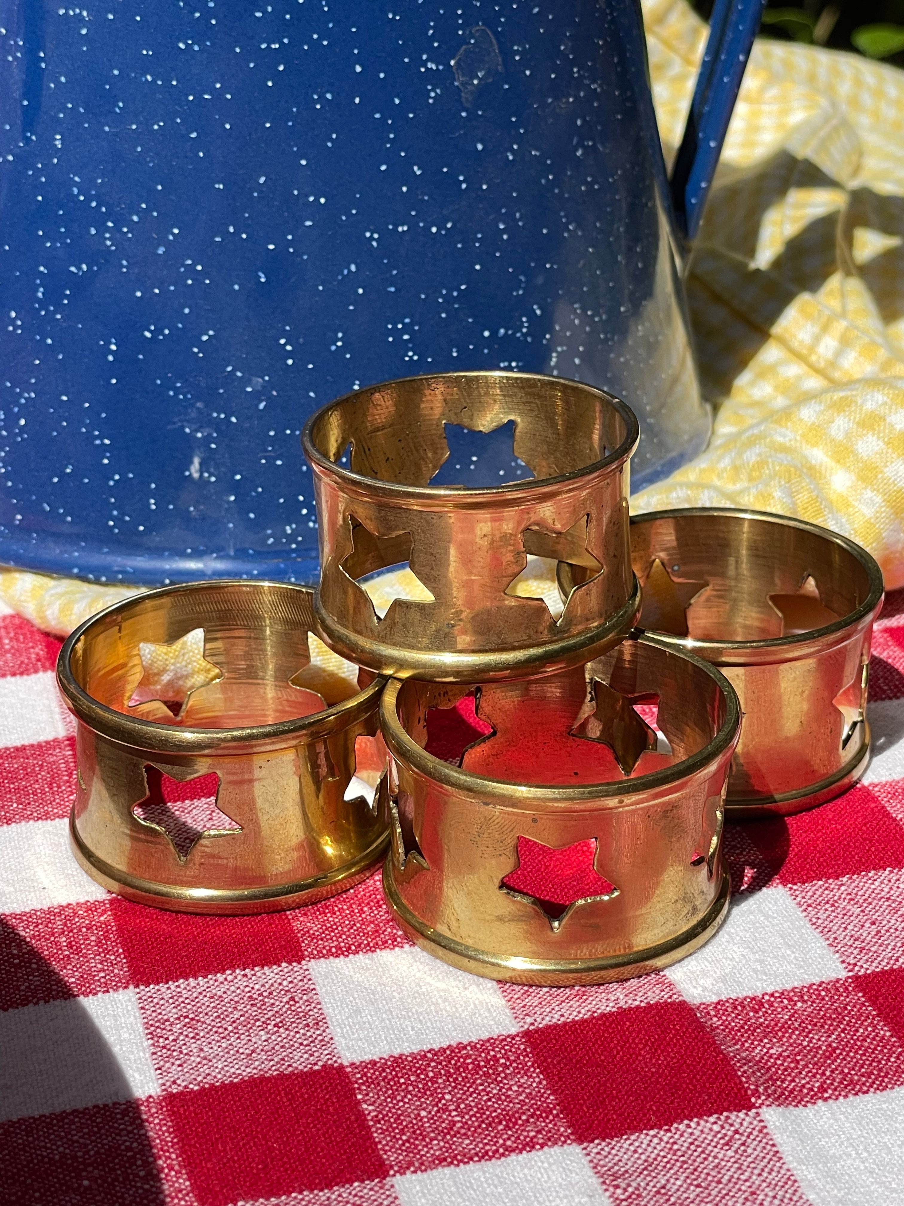 Liberty Napkin Rings, Set of 4