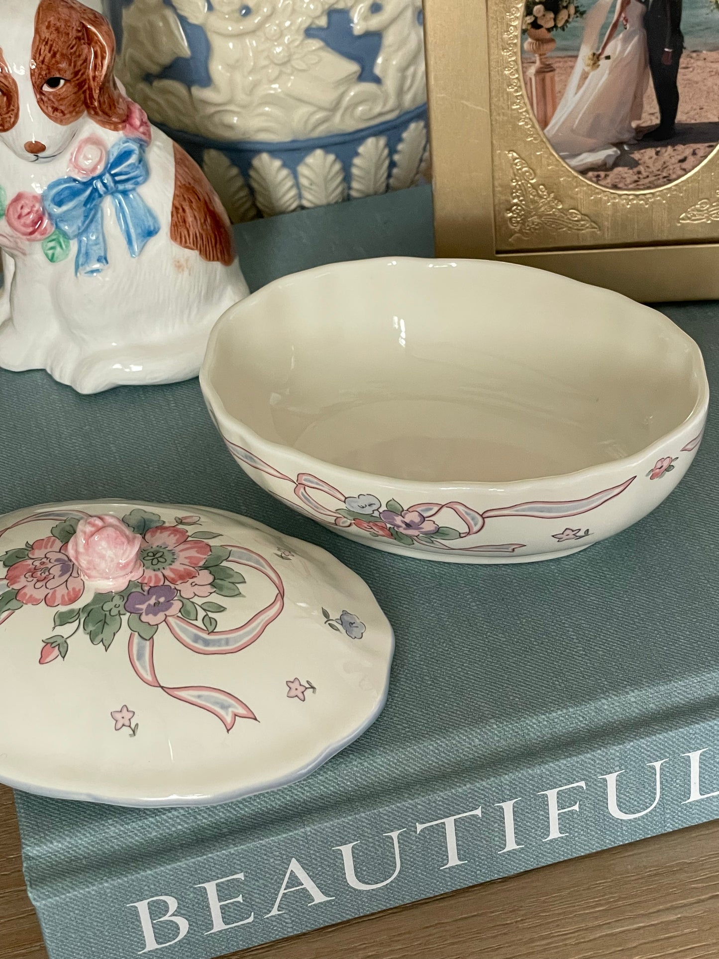 Ribbons and Bows Trinket Box