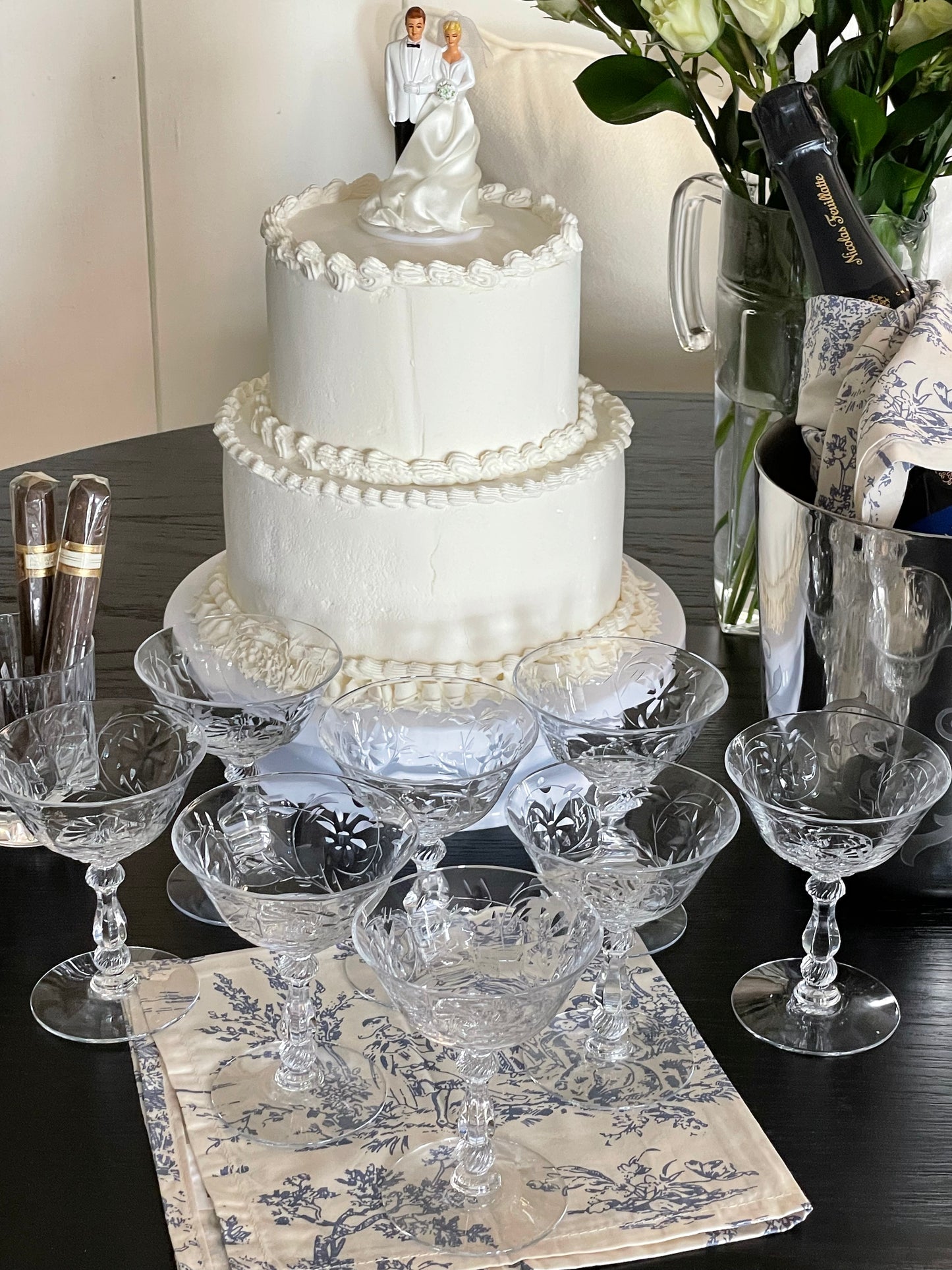 Cocktail Hour Champagne Coupes, Set of 8