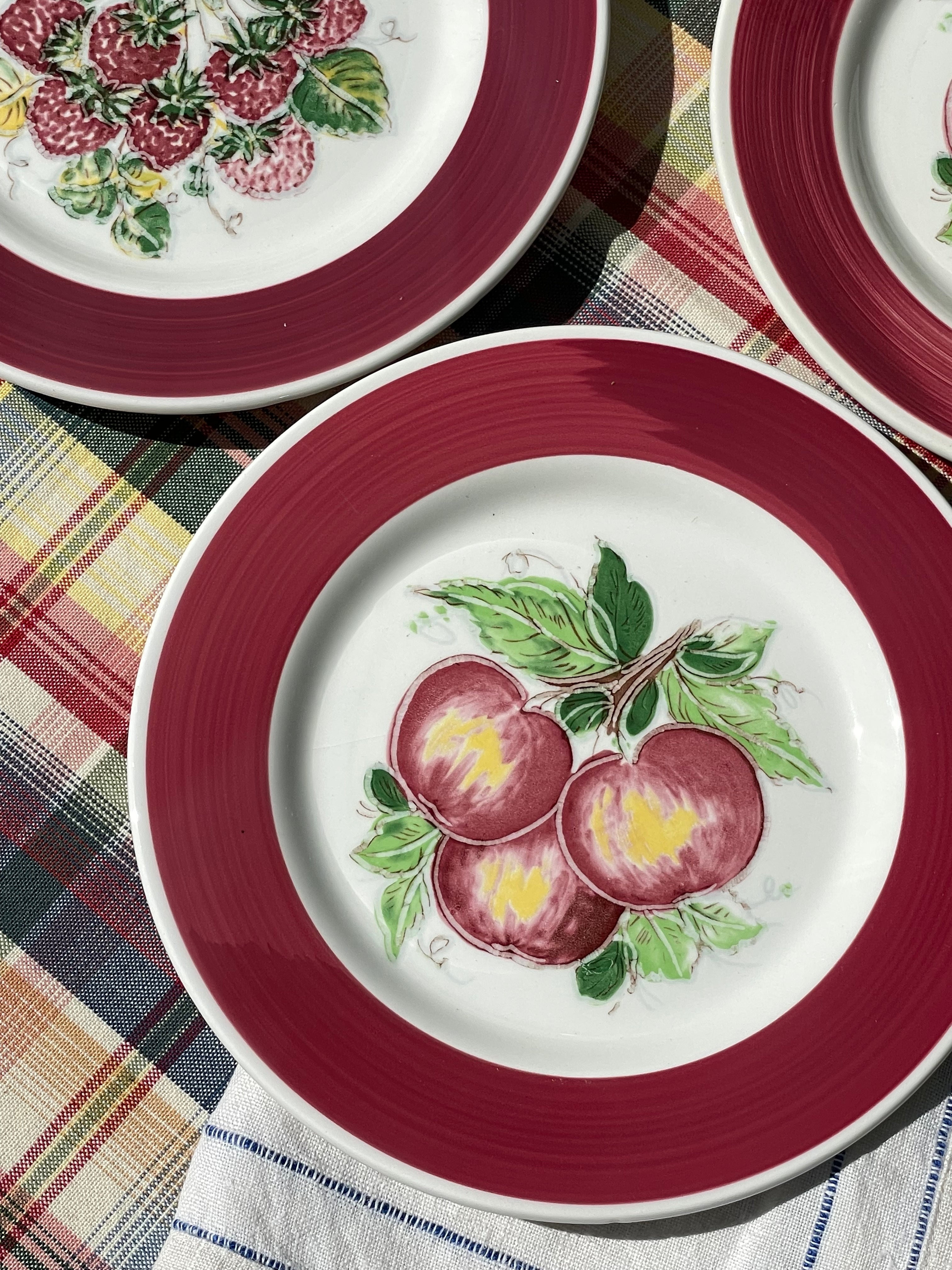 Dandy Appetizer Plates, Set of 3