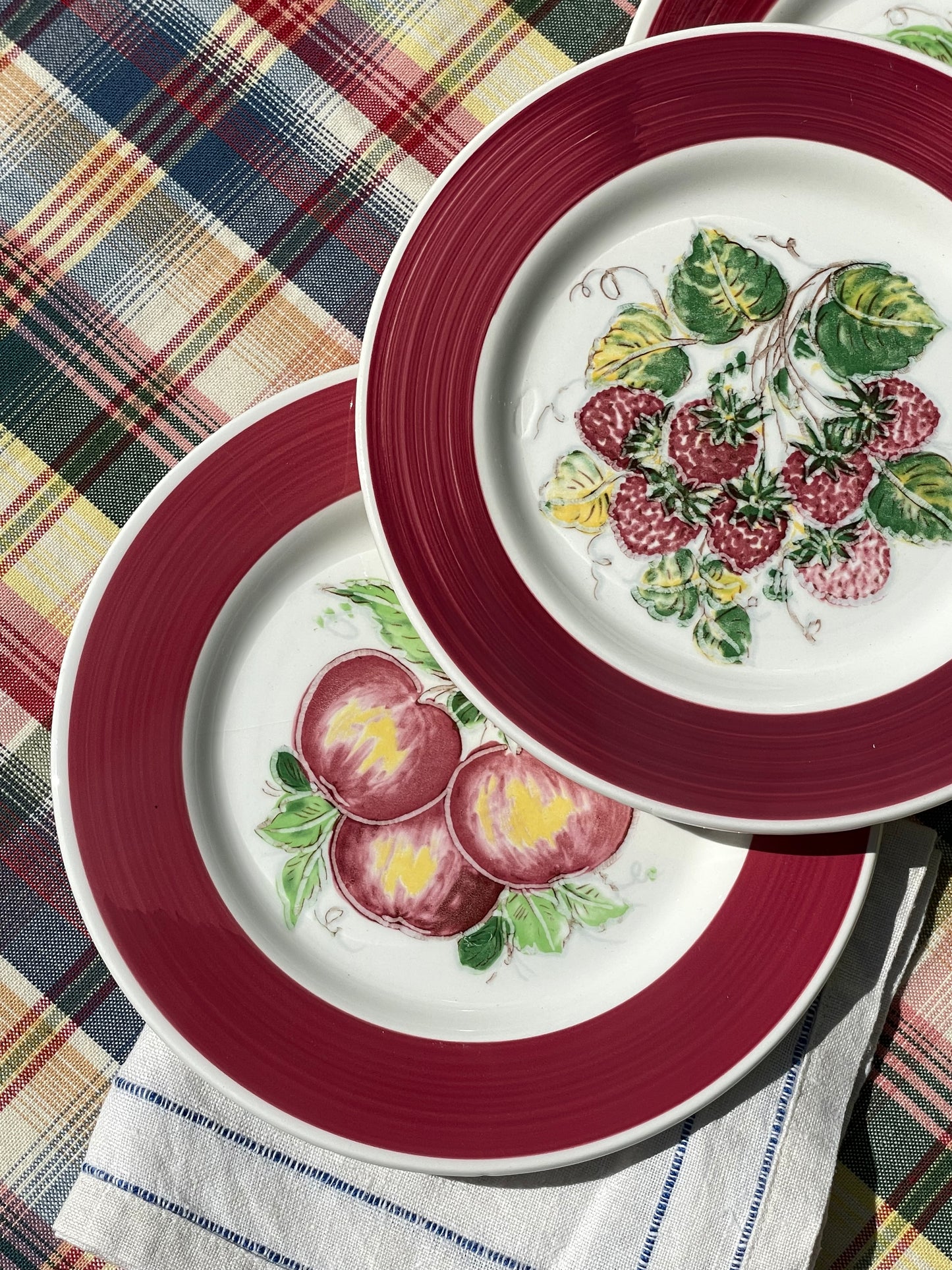 Dandy Appetizer Plates, Set of 3