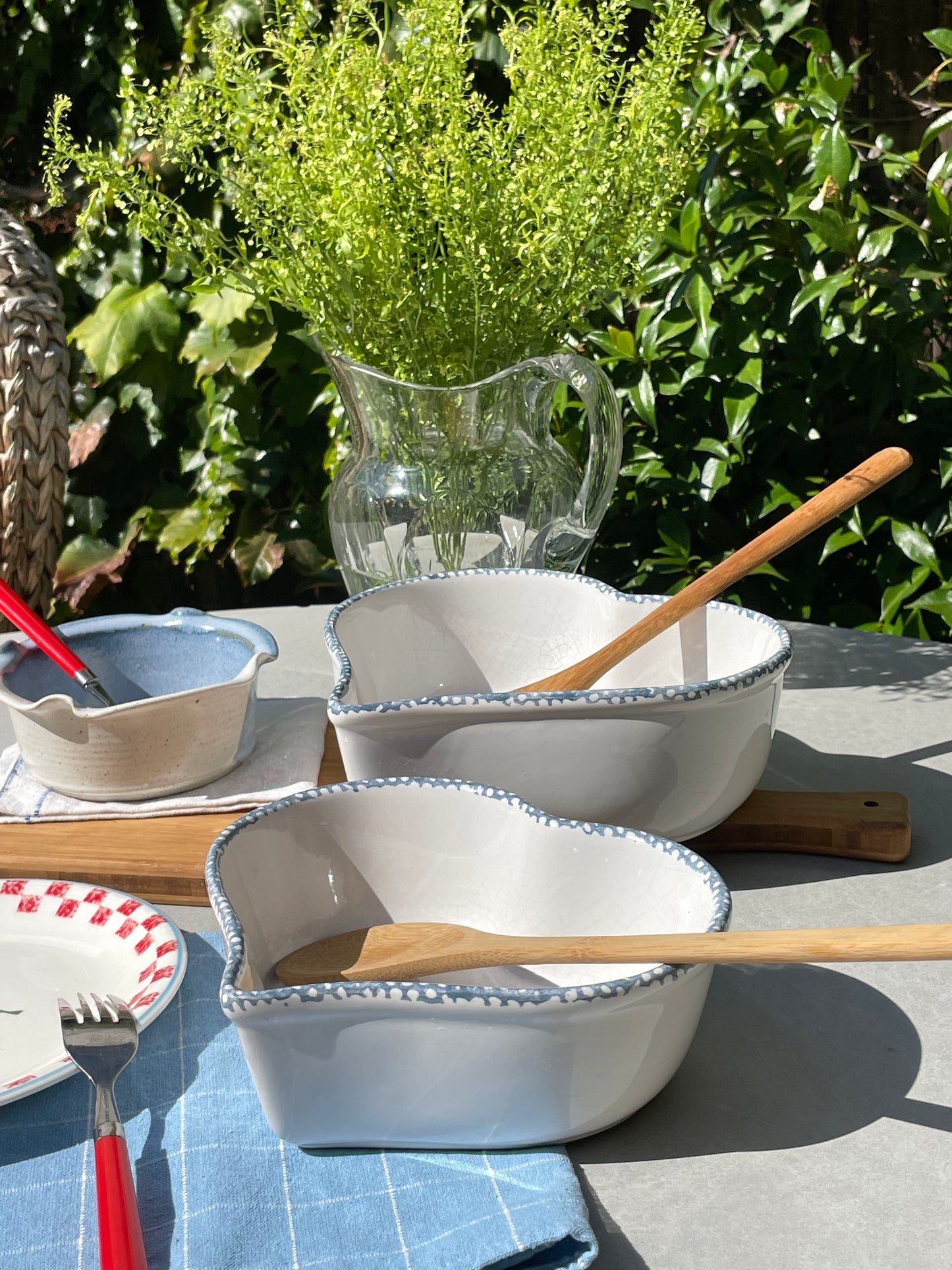 Annabelle Heart-Shaped Serving Nesting Bowls