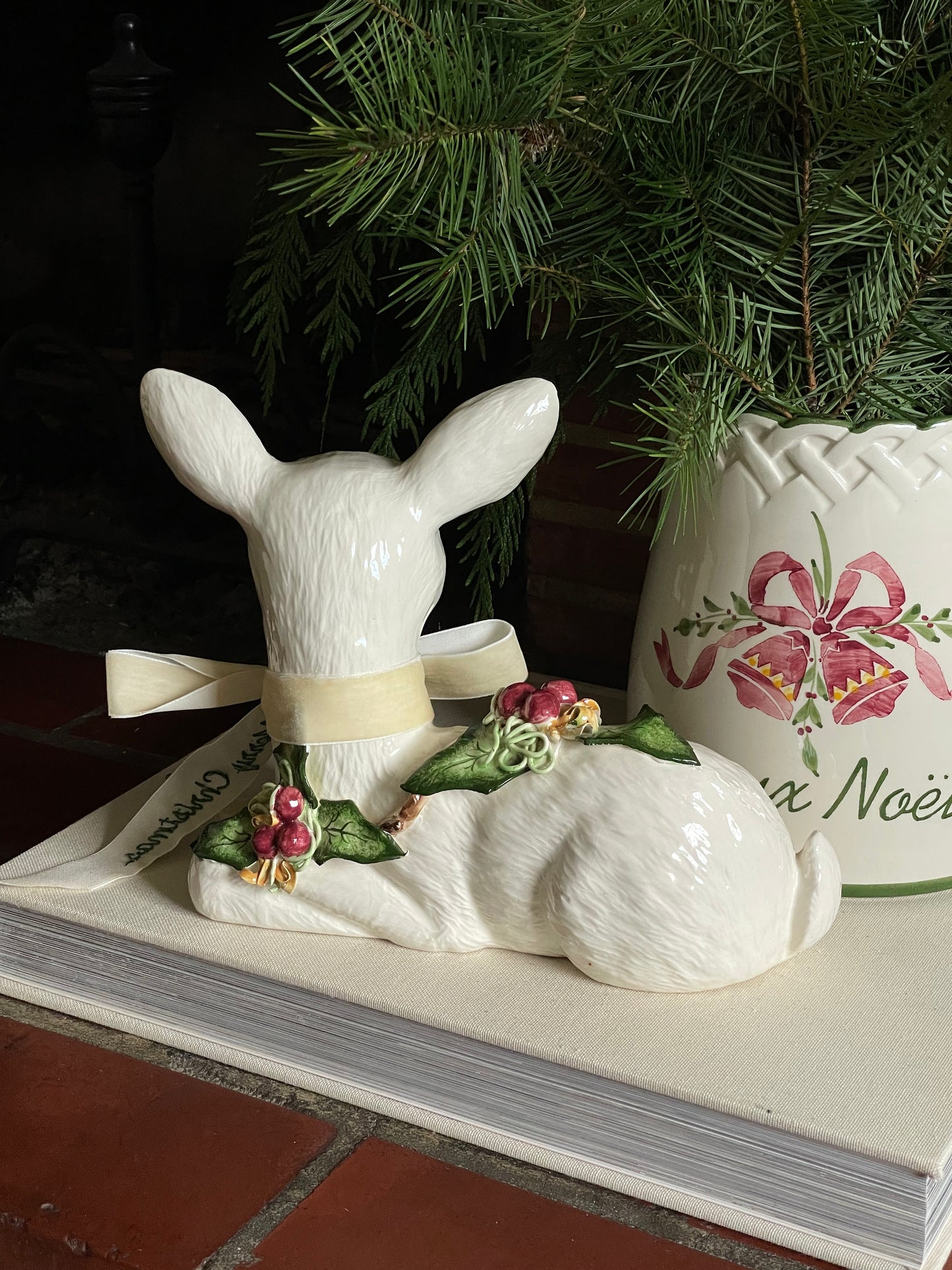 Snowbelle Fawn Ceramic Figurine