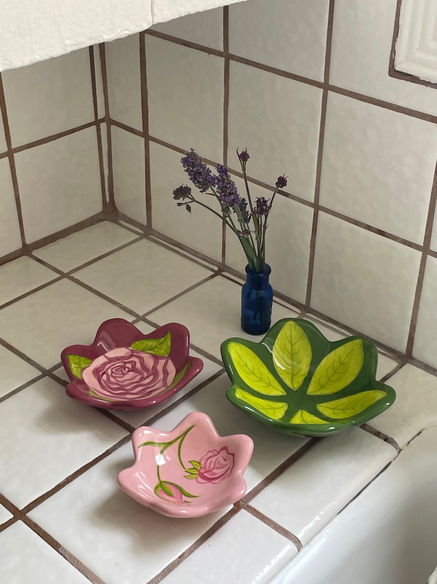 Rosebud Dipping Bowls