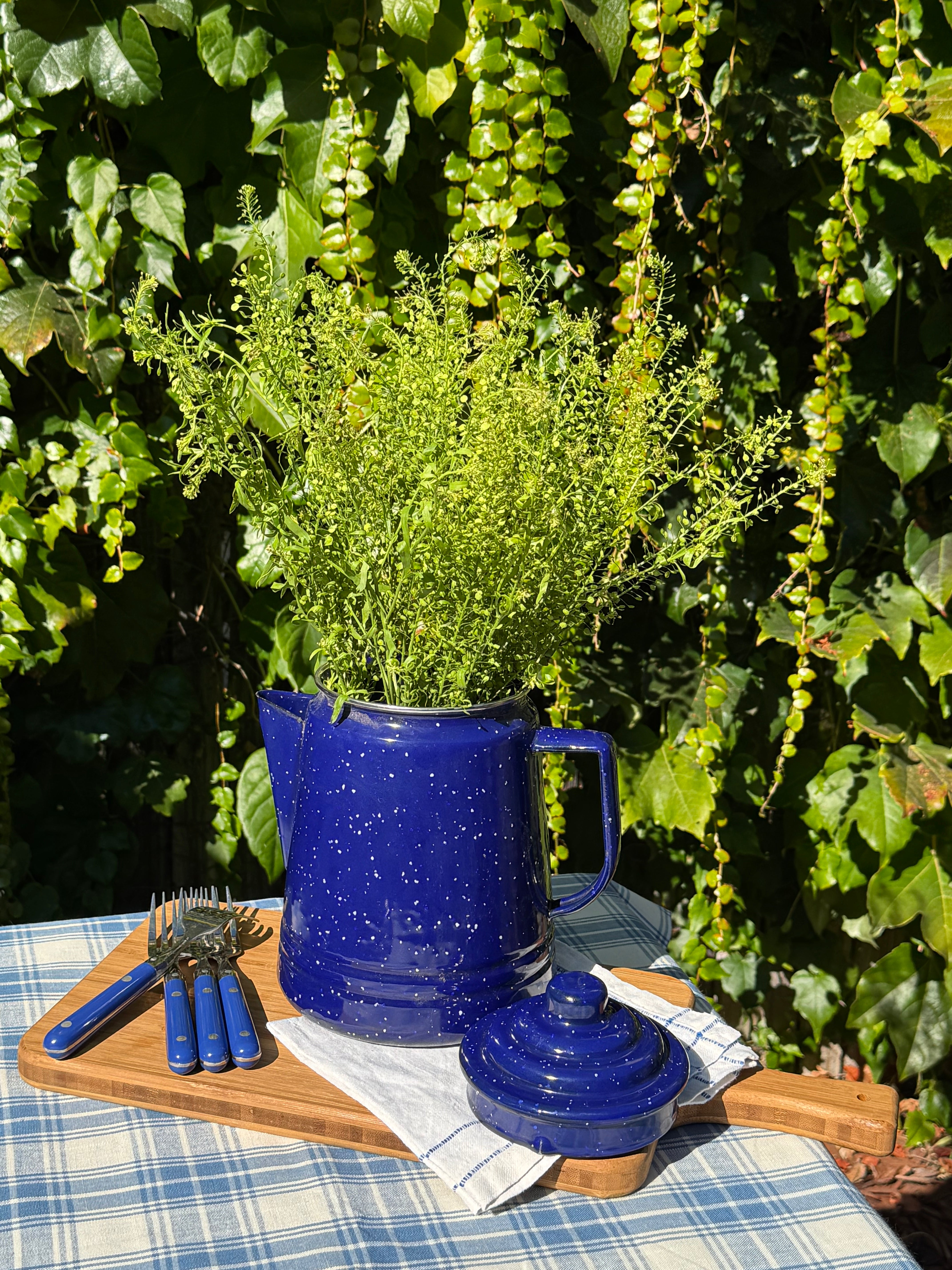 Foothills Speckle-Ware Enamel Pitcher