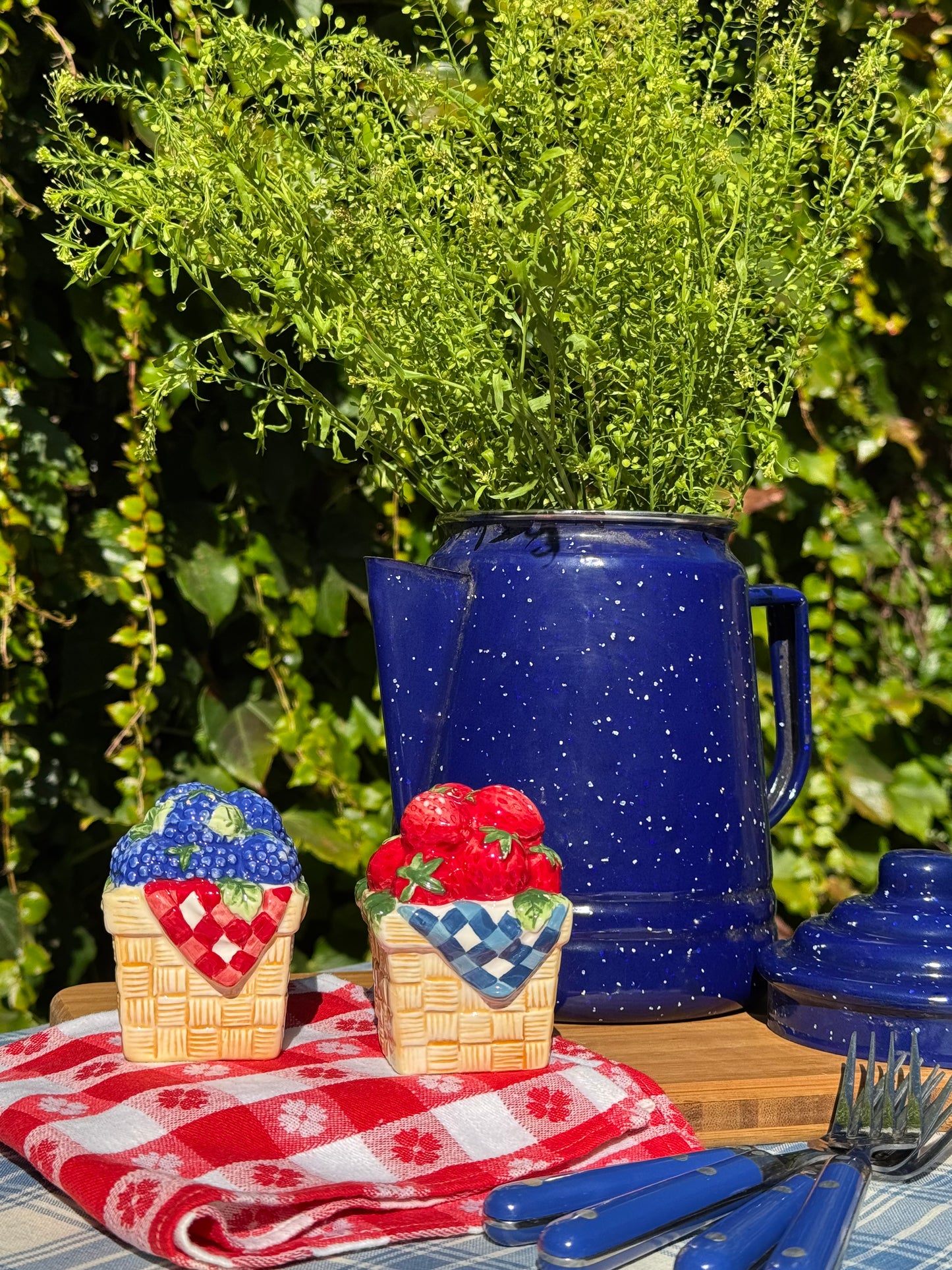 Berry Basket Salt & Pepper Shakers