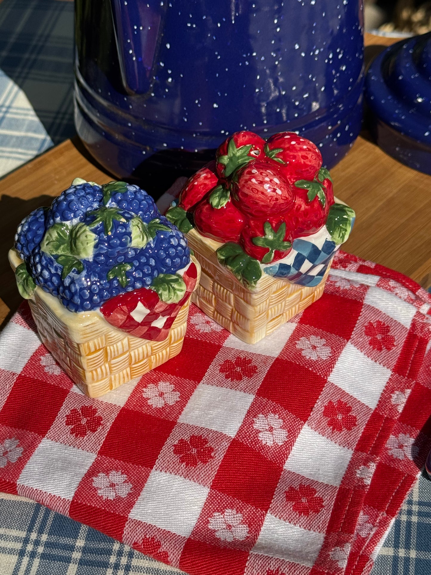 Berry Basket Salt & Pepper Shakers
