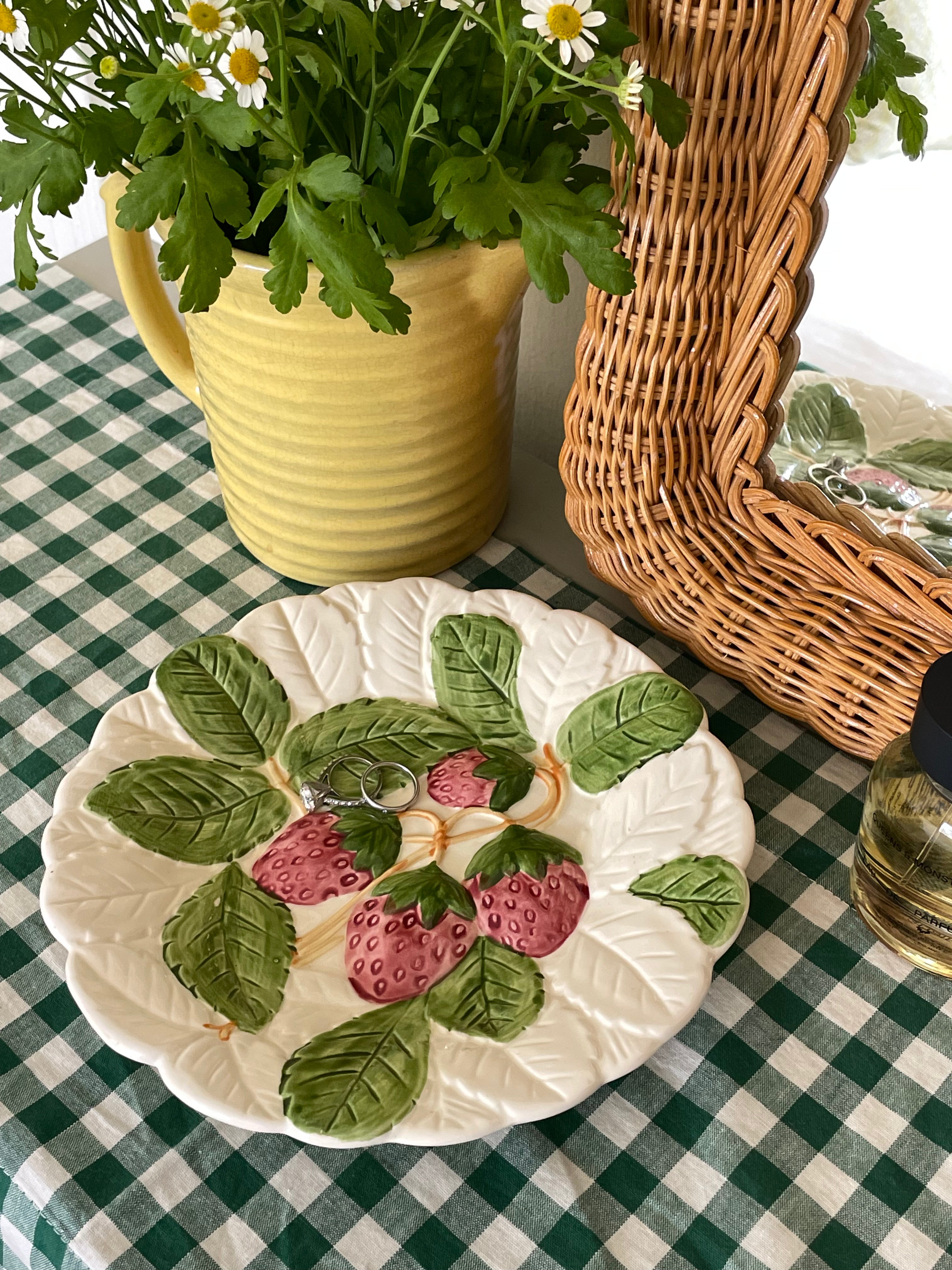 Strawberry Fields Trinket Plate