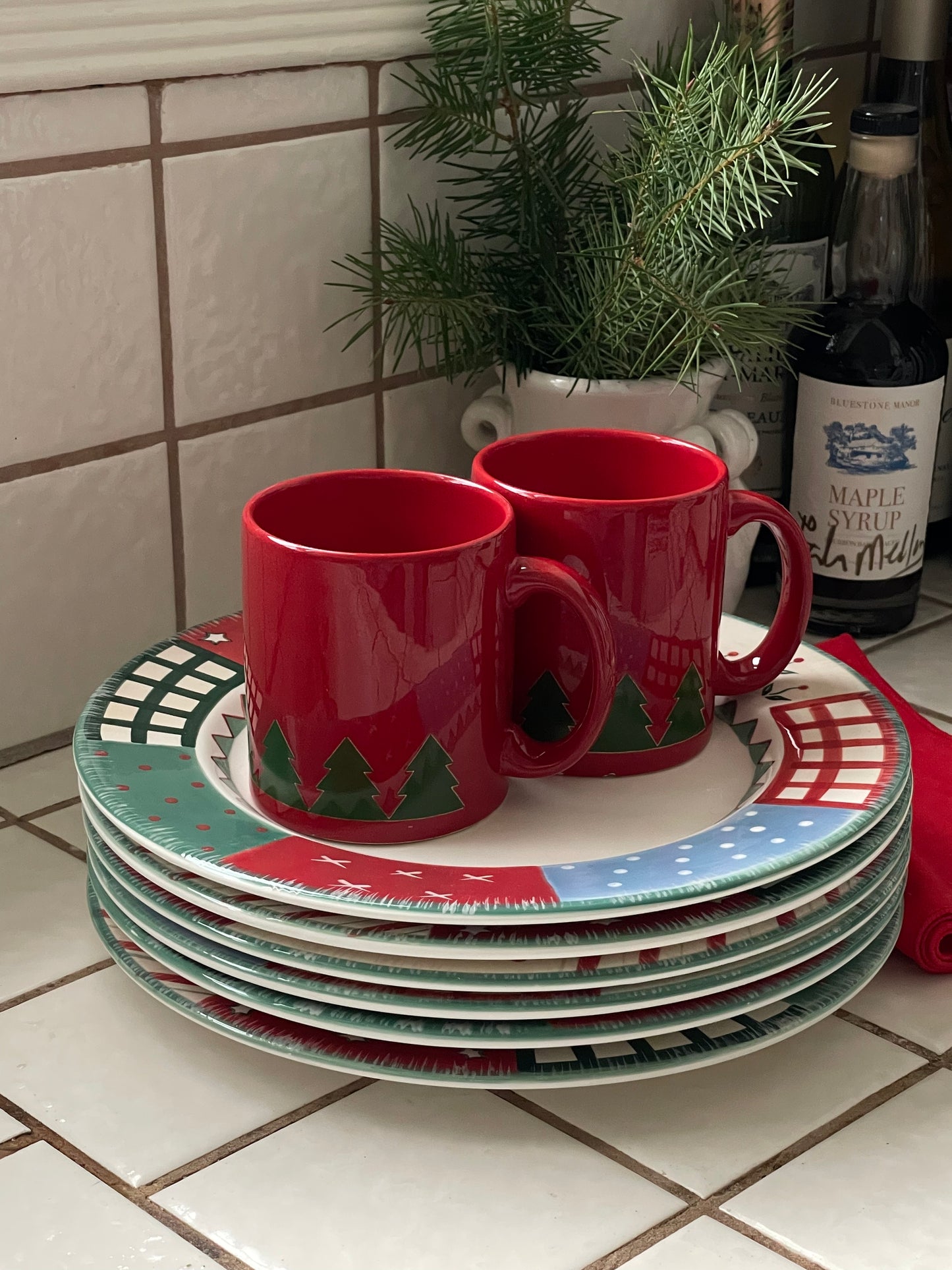 Central Park Christmas Mugs, Set of 2