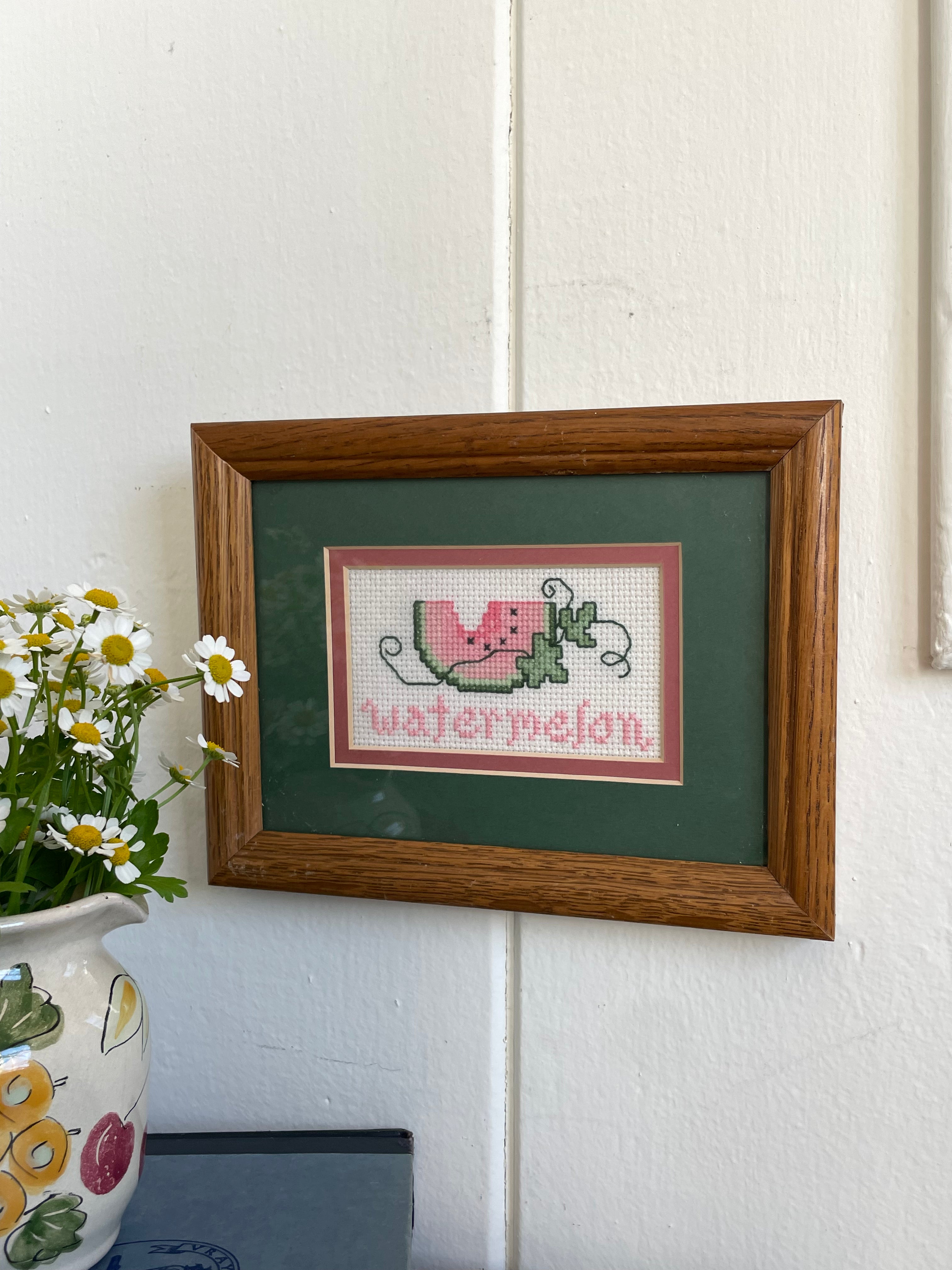 Watermelon Needle-Point Wall Art
