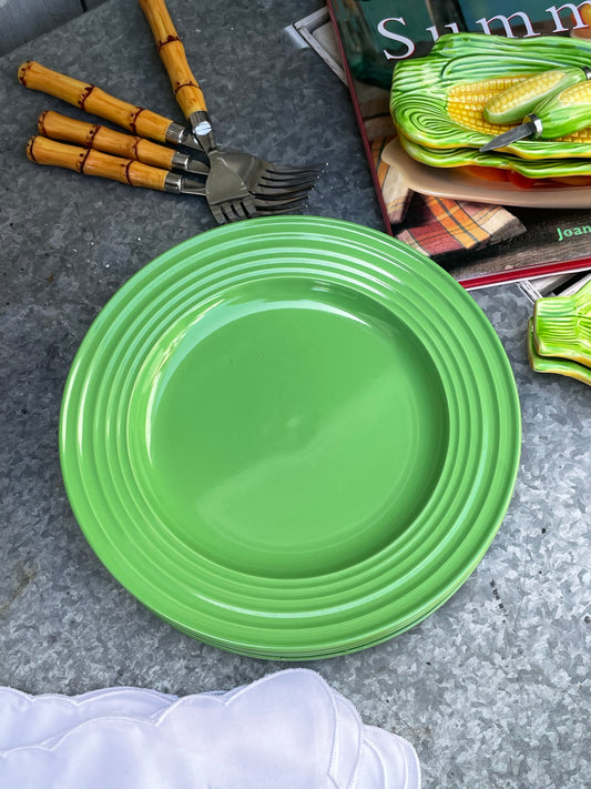 Green Pastures Plates, Set of 4