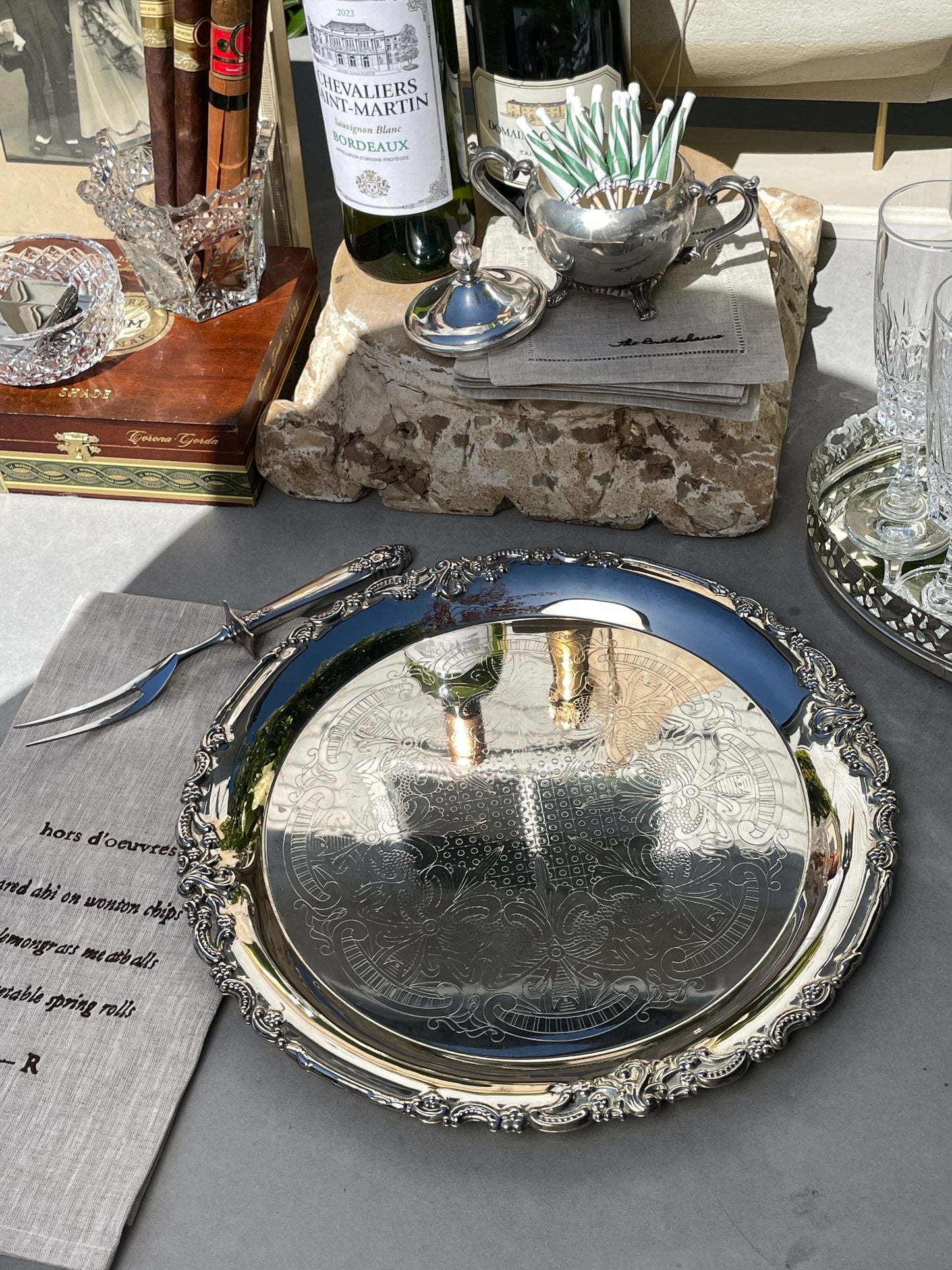 Monroe Silver Platter