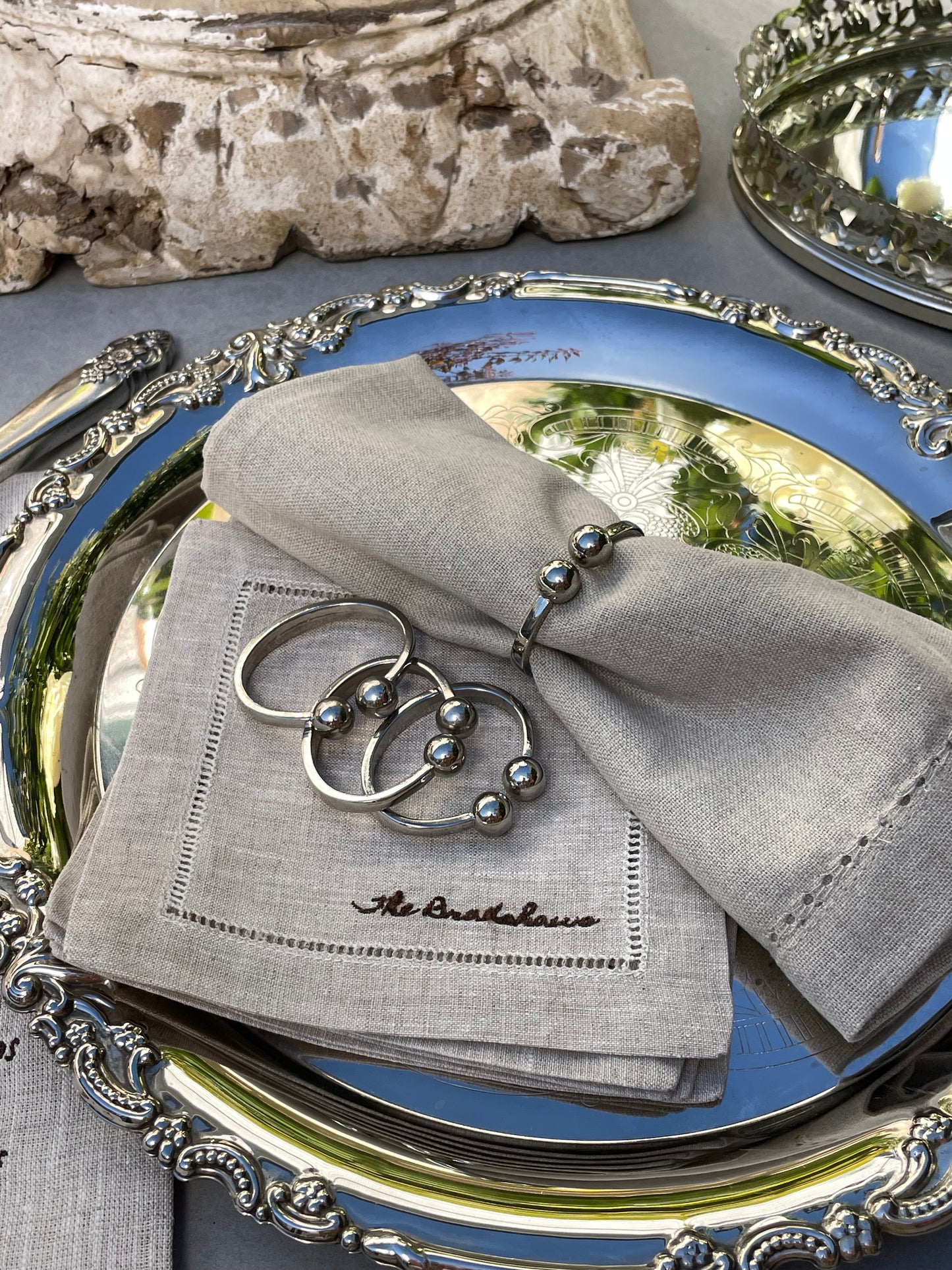 Sinclair Napkin Rings, Set of 4