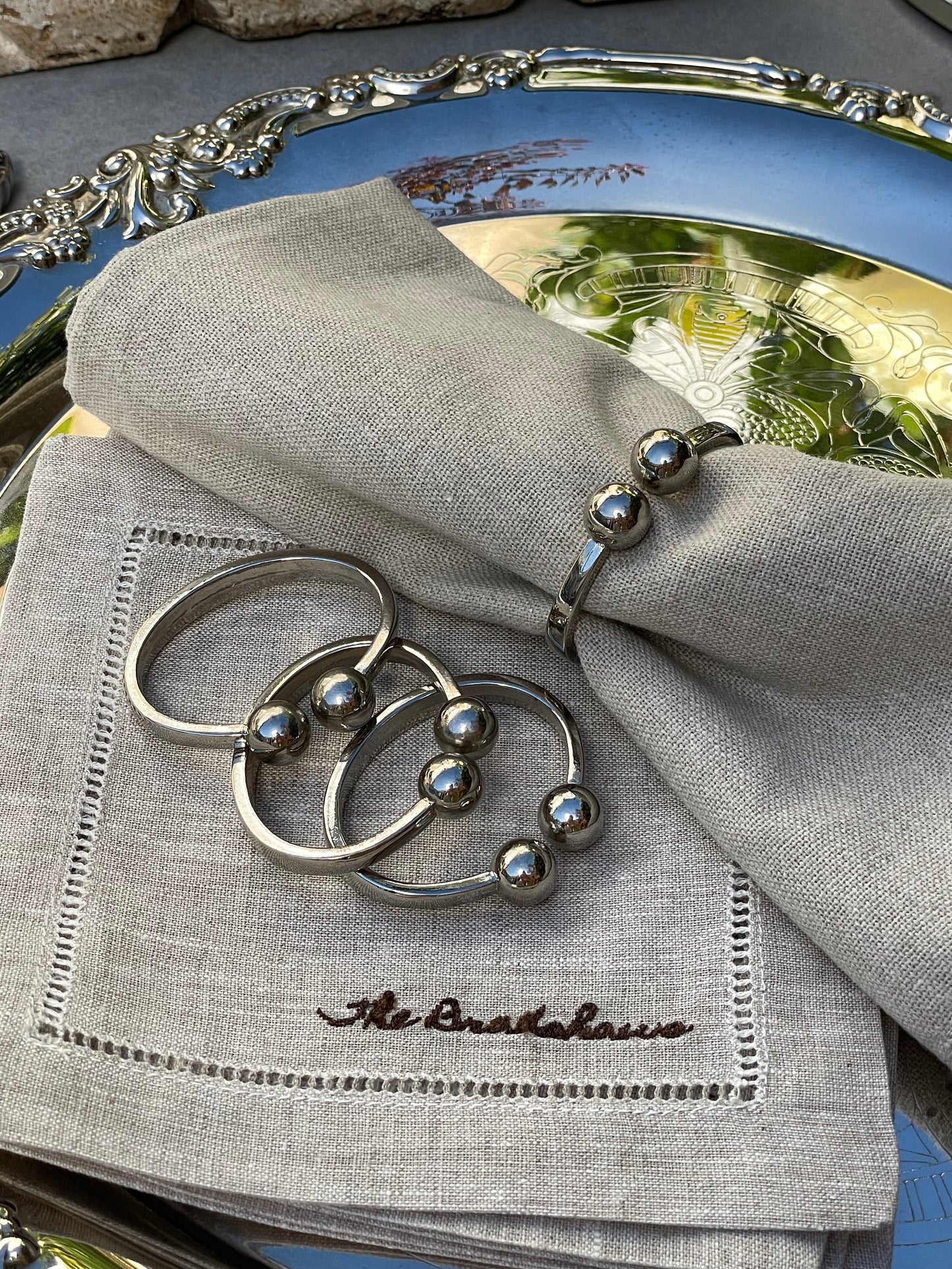 Sinclair Napkin Rings, Set of 4