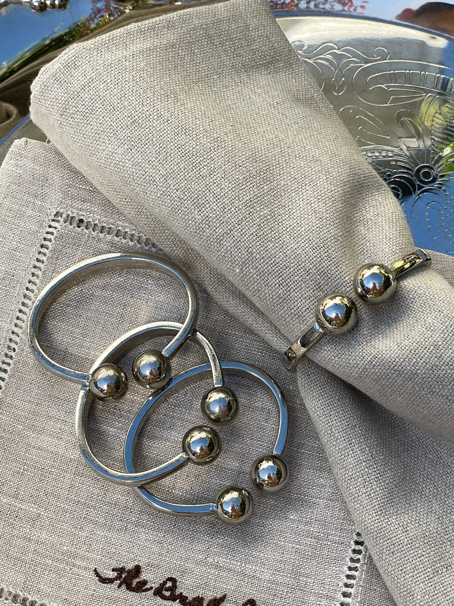 Sinclair Napkin Rings, Set of 4