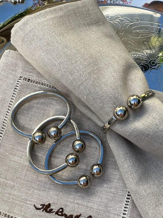 Sinclair Napkin Rings, Set of 4