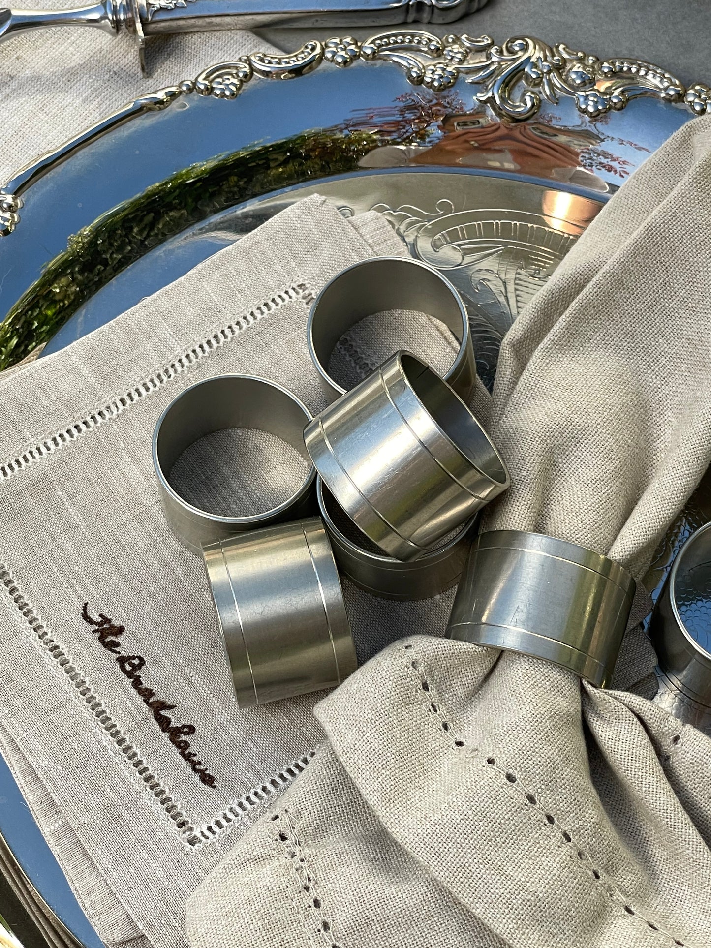 Wentworth Napkin Rings, Set of 8