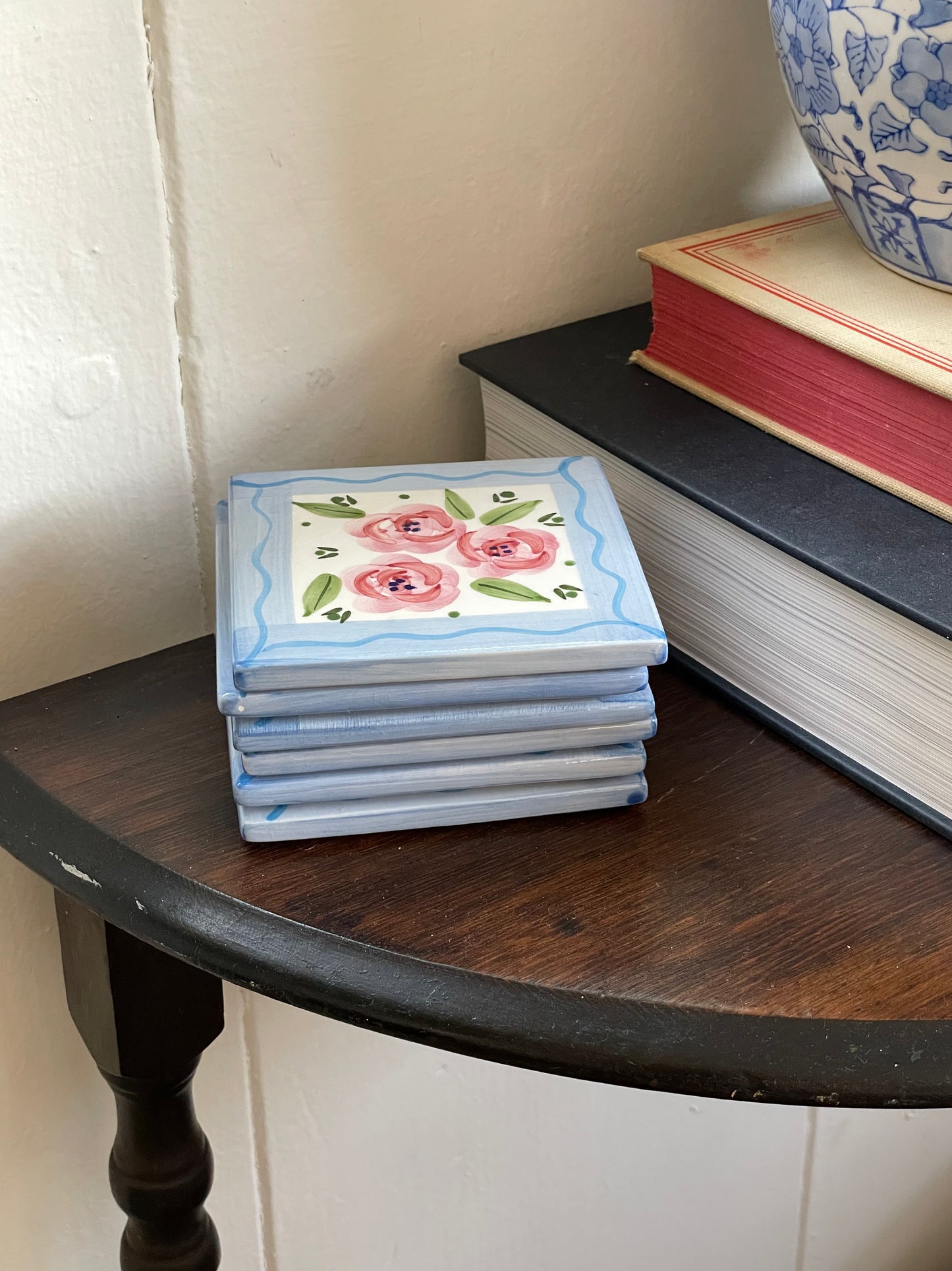 Rosie Posy Coasters, Set of 6