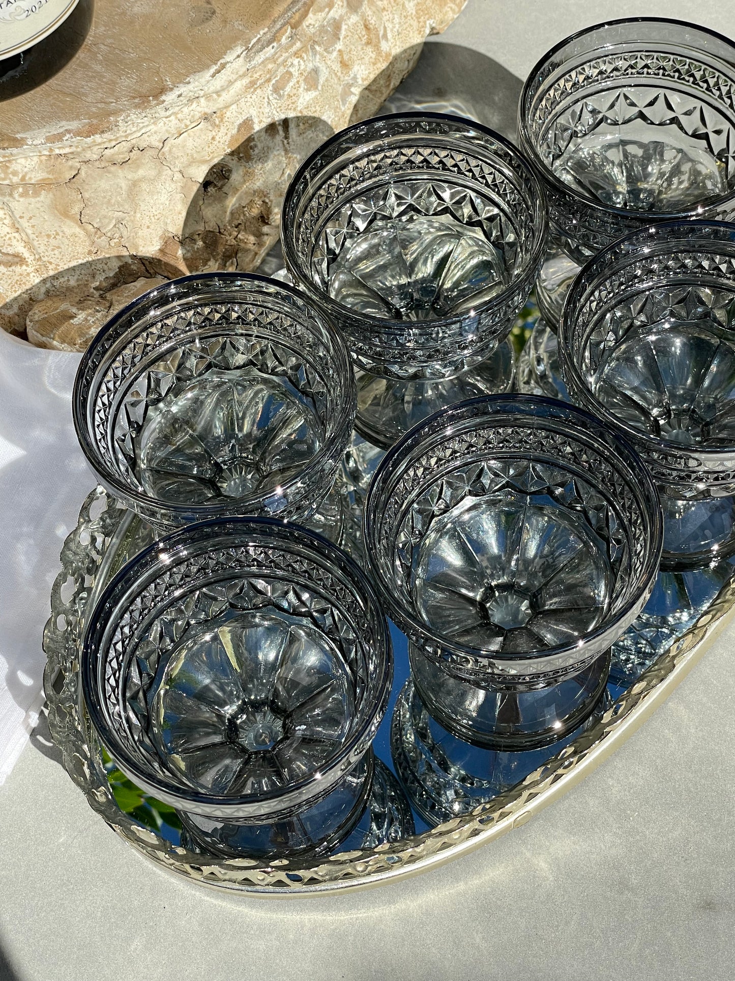 Delphine Glasses, Set of 6