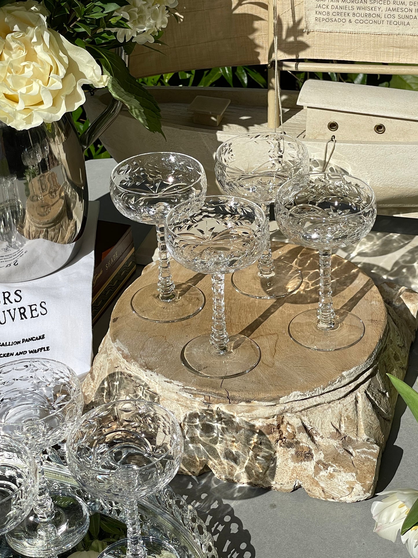Monaco Champagne Coupes, Set of 8