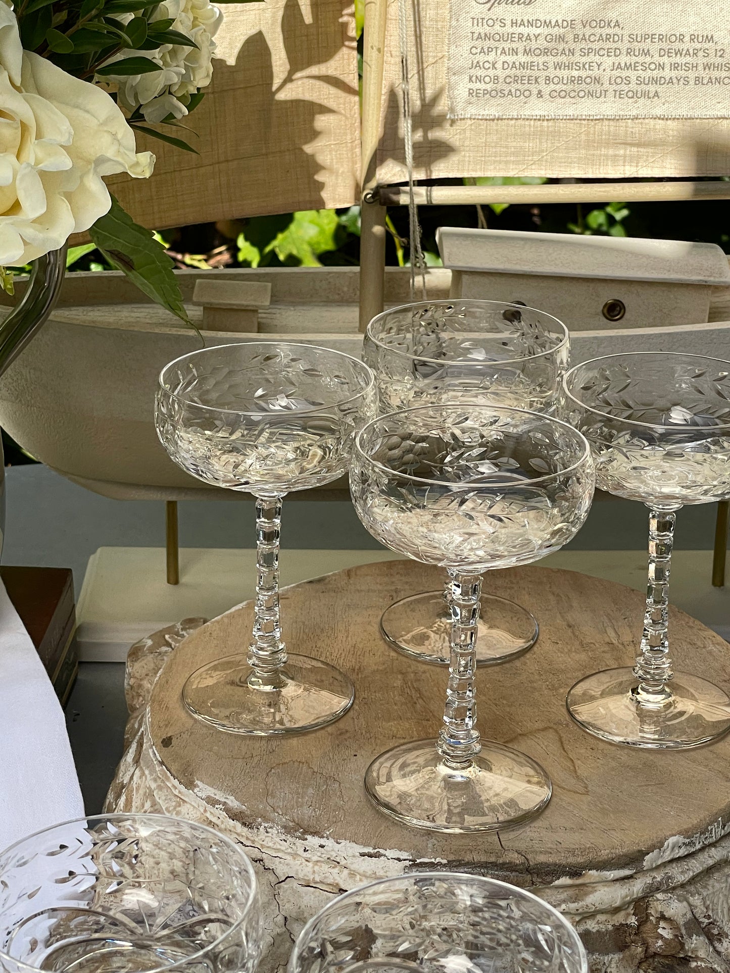 Monaco Champagne Coupes, Set of 8