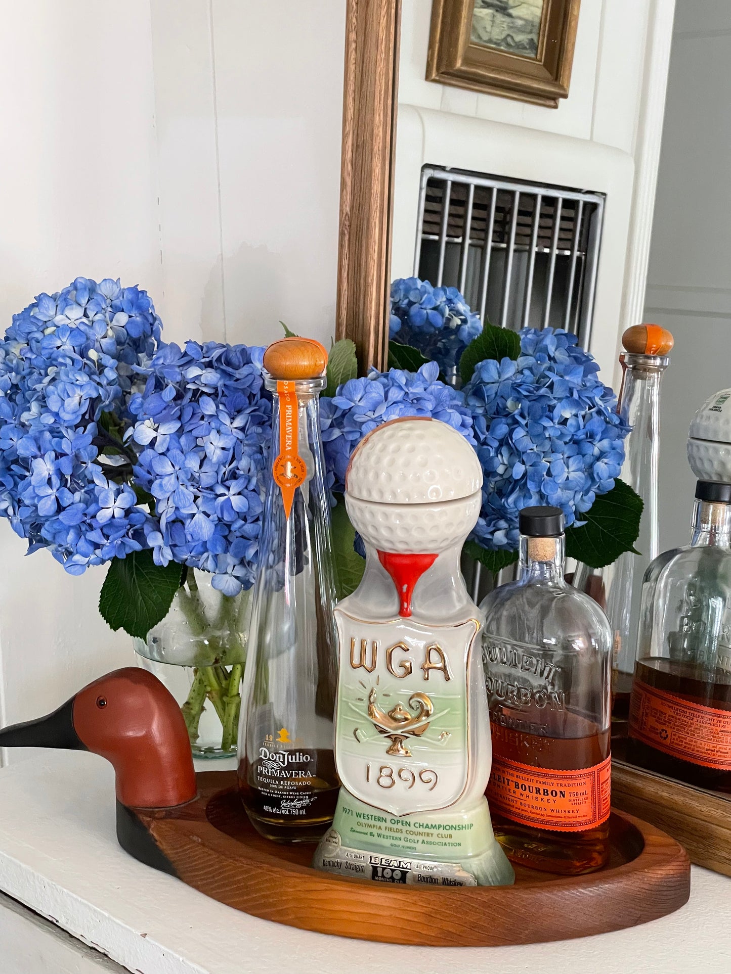 Vintage Western Open Commemorative Whiskey Bottle