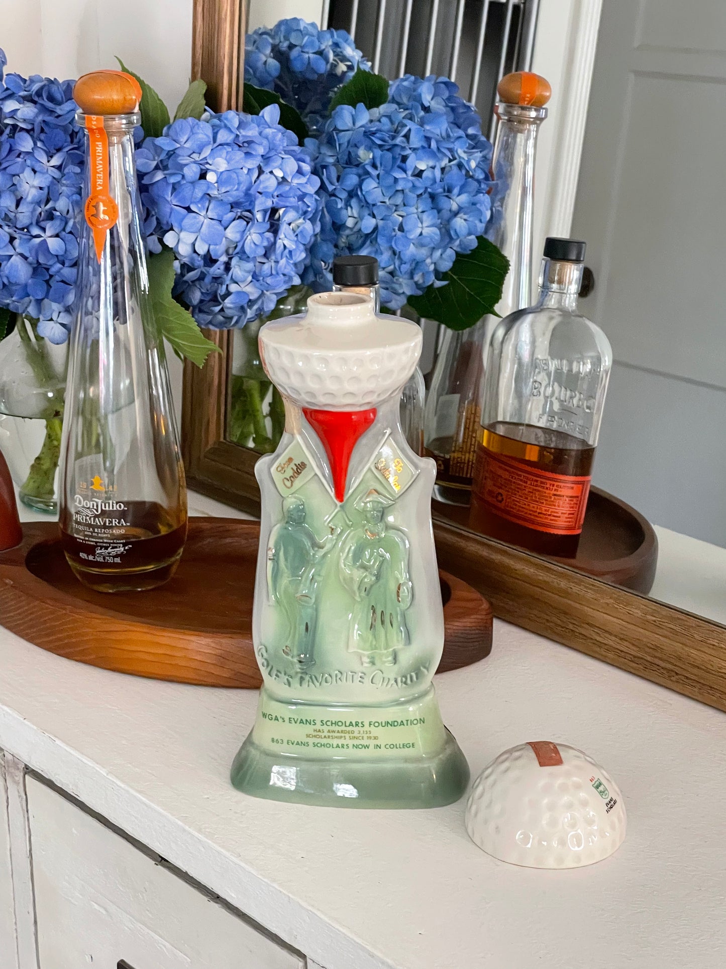Vintage Western Open Commemorative Whiskey Bottle