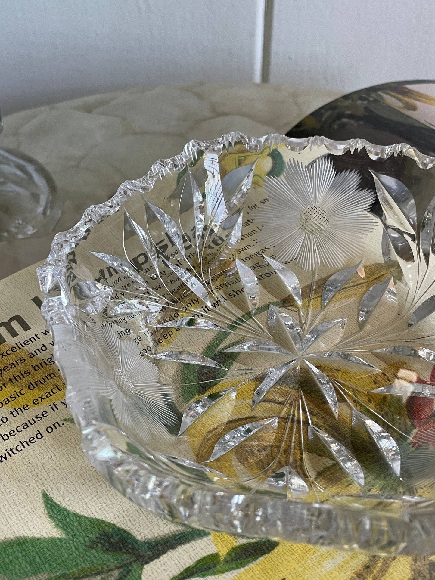 Worth Avenue Cut Crystal Candy Bowl