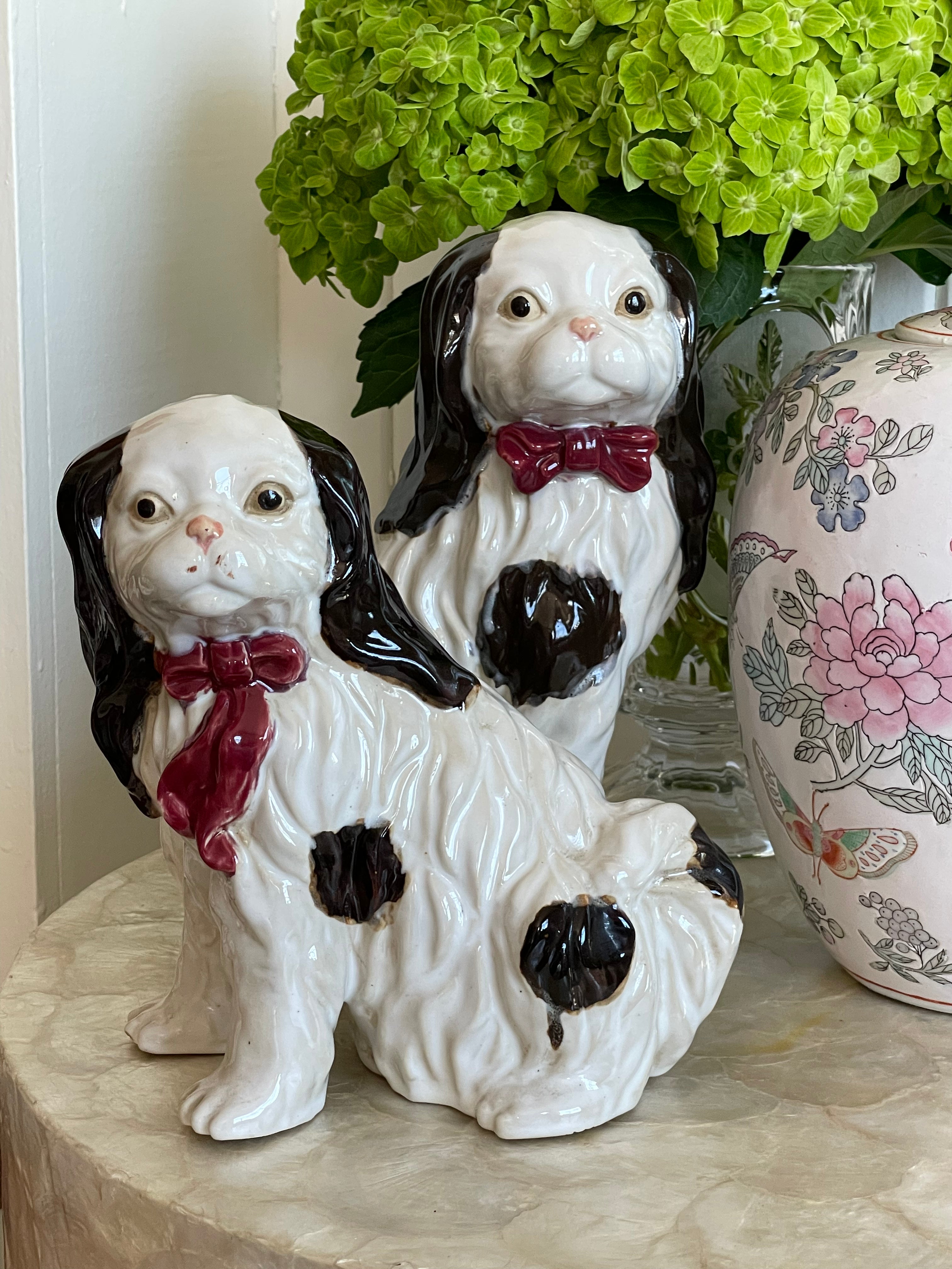 C.Z. & Truman Ceramic Dog Figurines