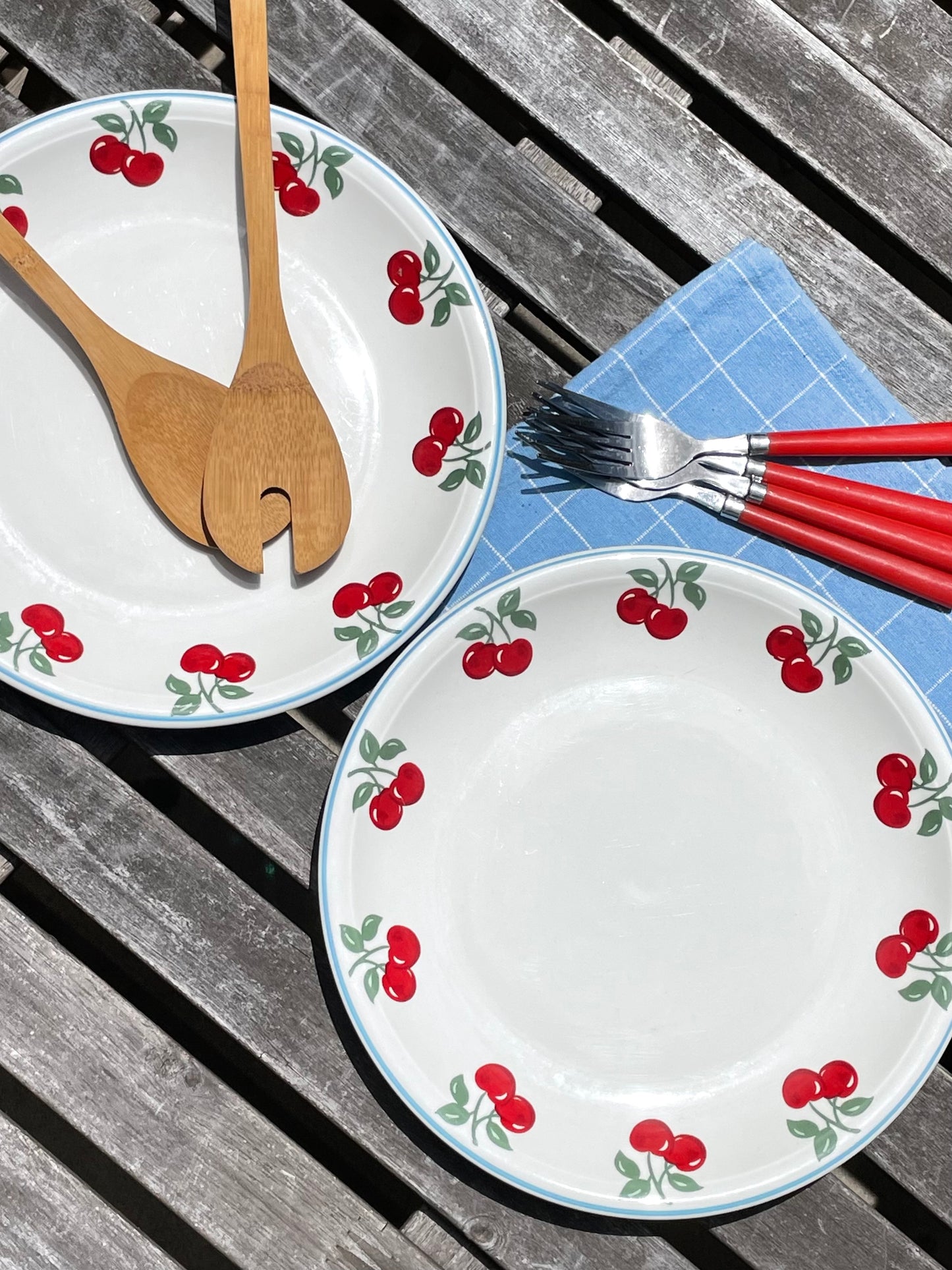 Cherry on Top Serving Plates, Set of 2