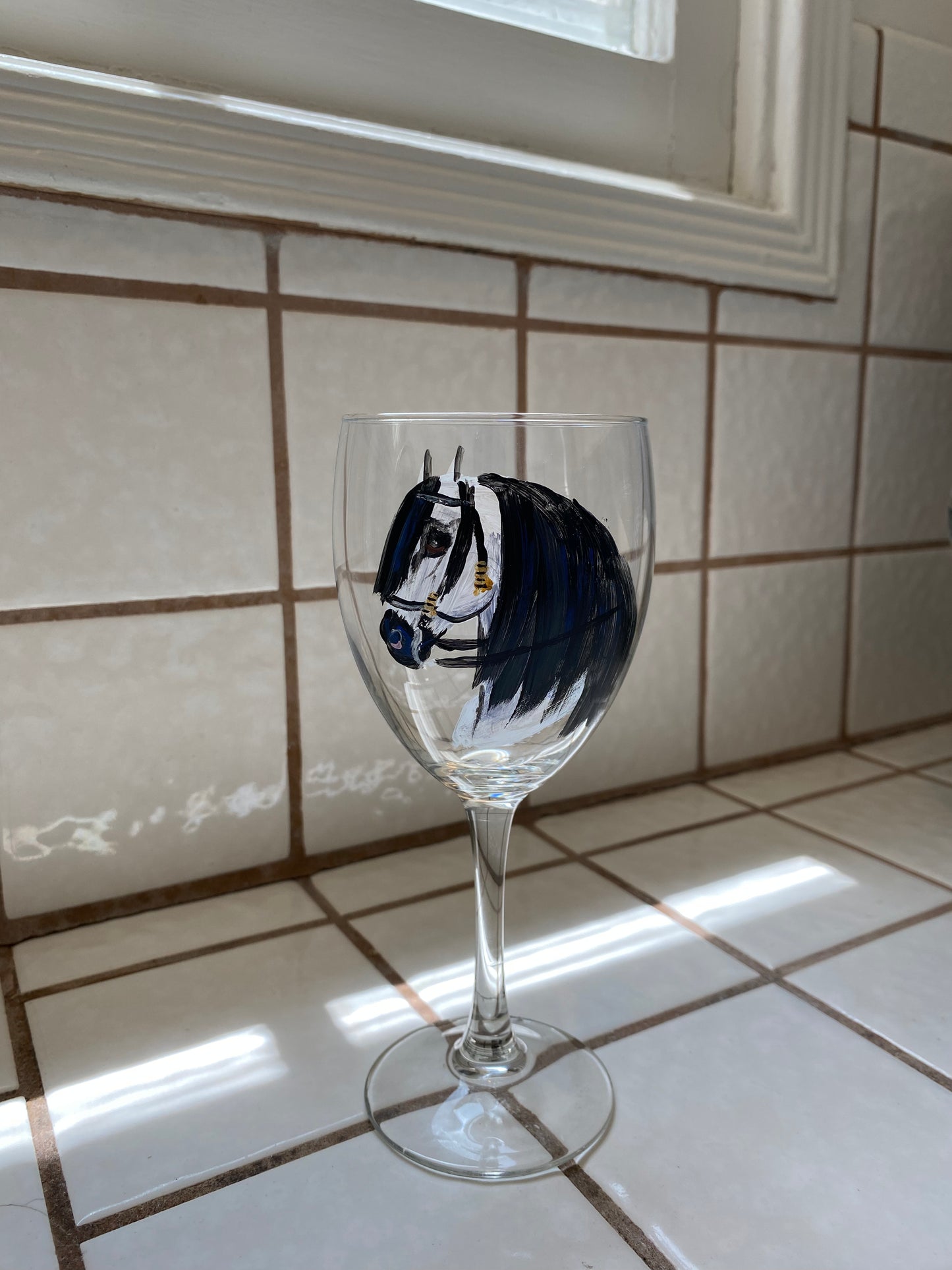 Equestrian Wine Glasses