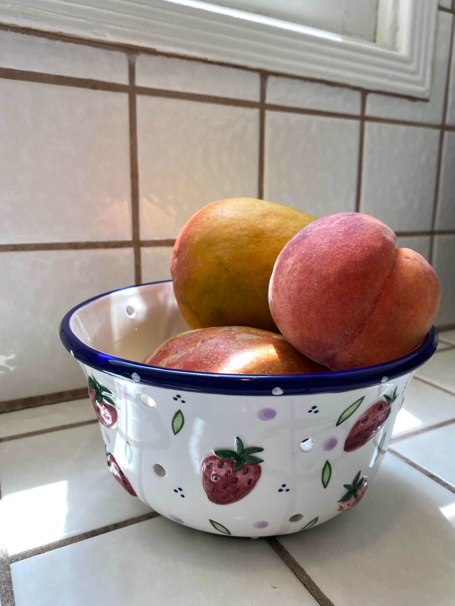 Strawberry Fields Colander