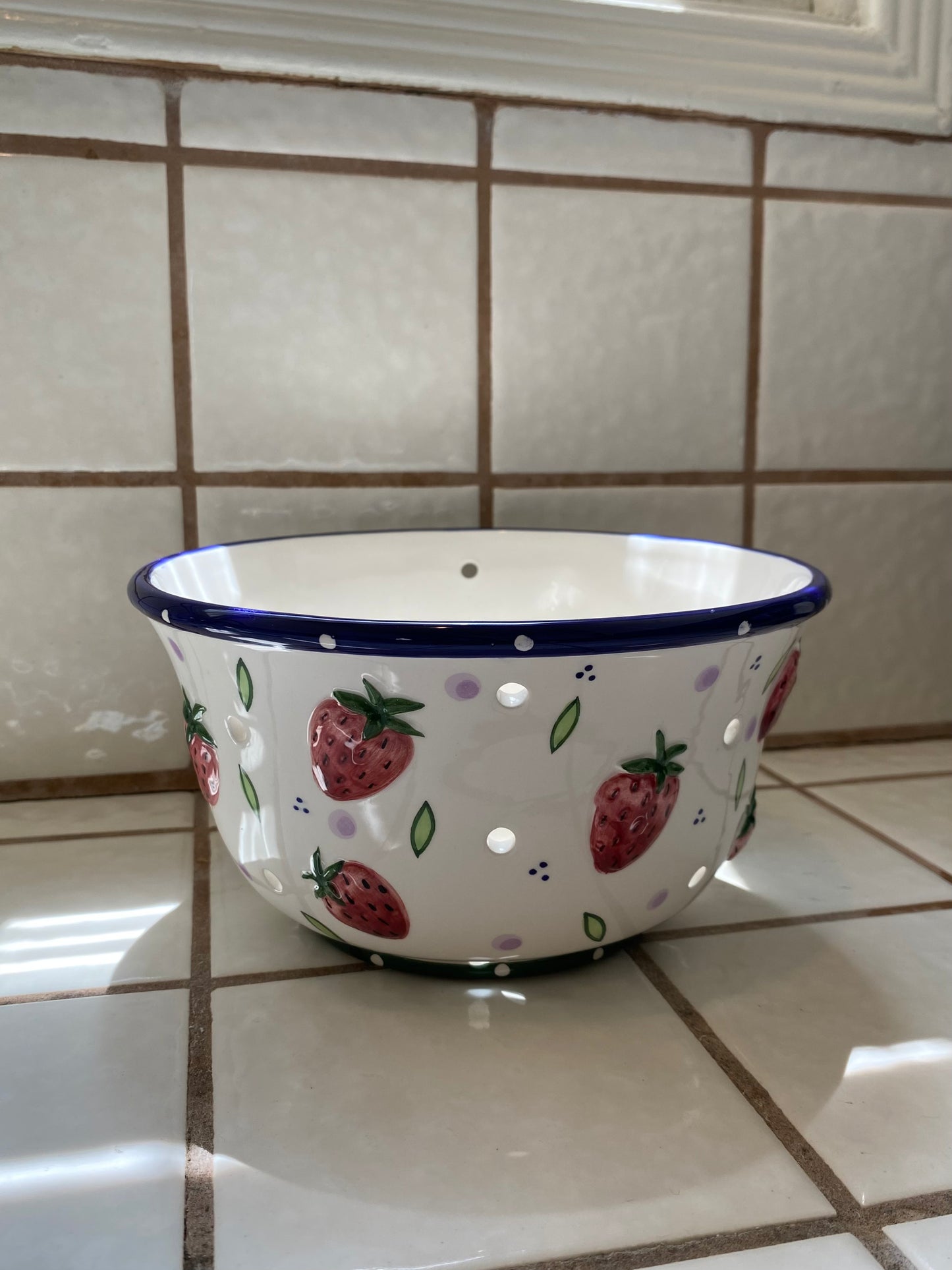 Strawberry Fields Colander