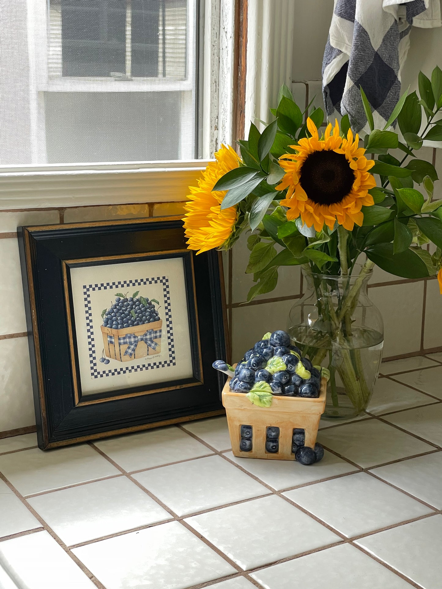 Blueberry Bushell Framed Art