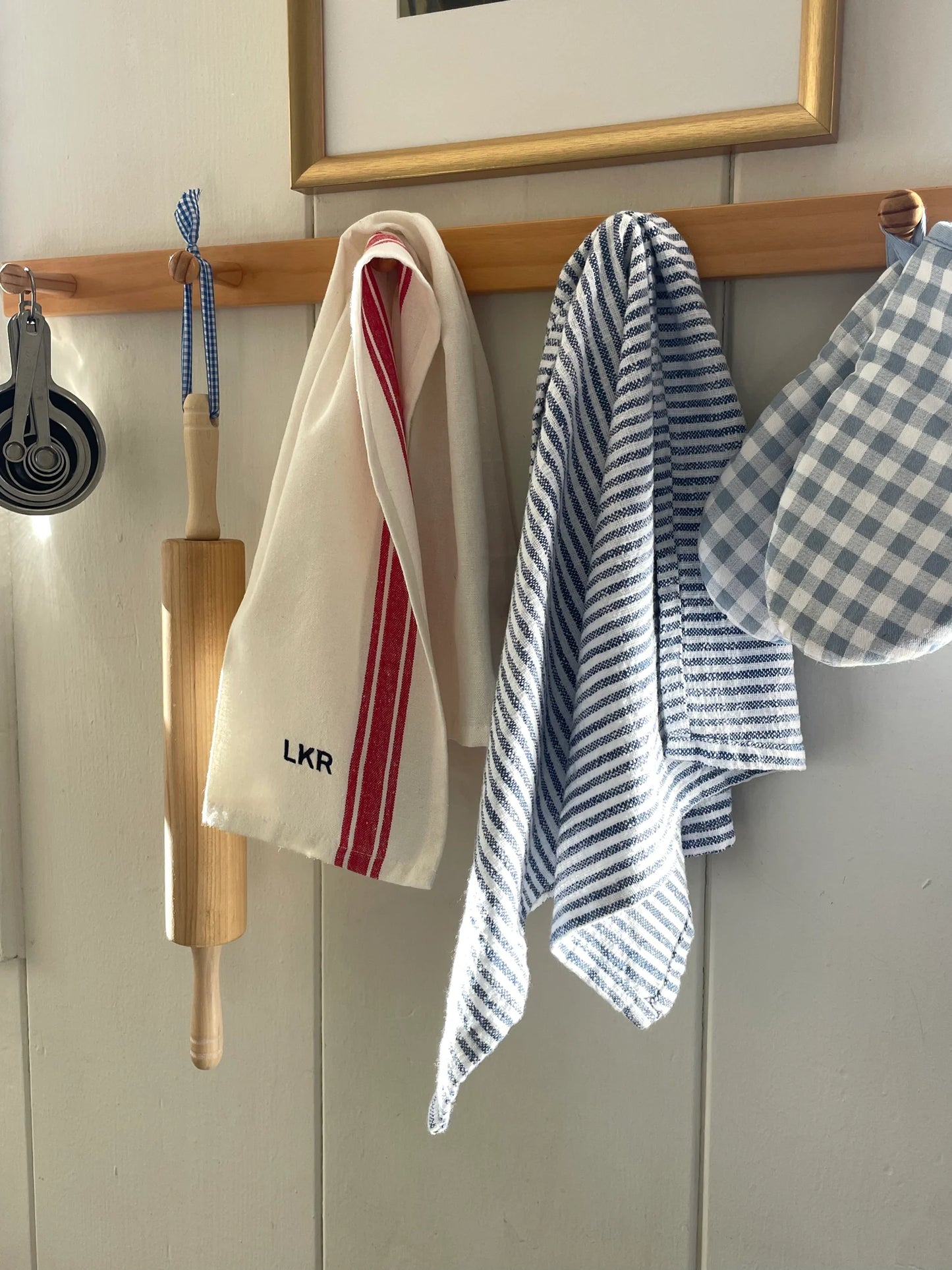 Red Stripe Tea Towel
