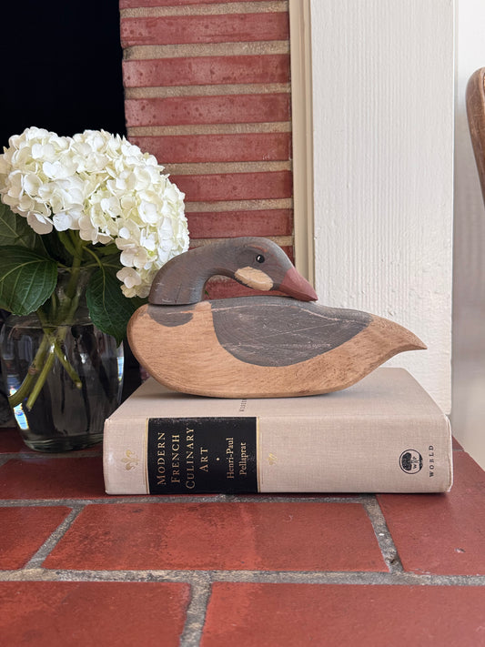 Long Pond Decorative Wooden Goose