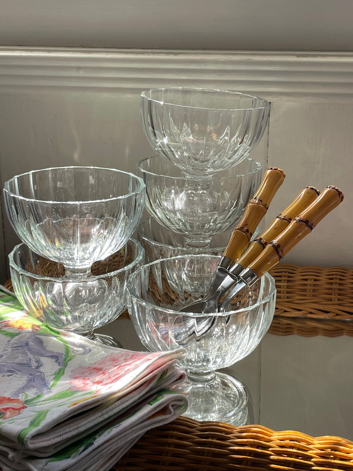 Coconut Grove Ice Cream Bowls, Set of 6