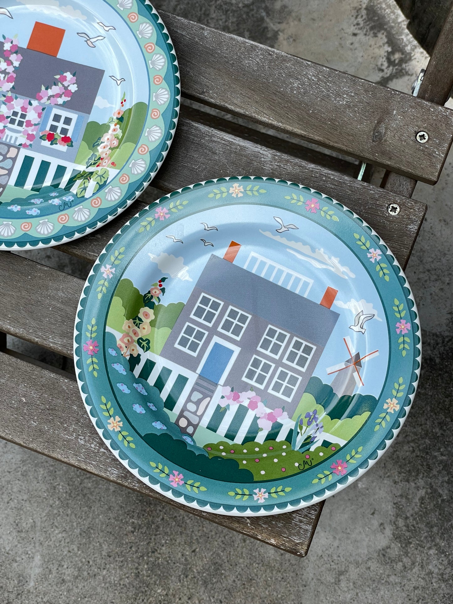 Lake House Plates, Set of 2