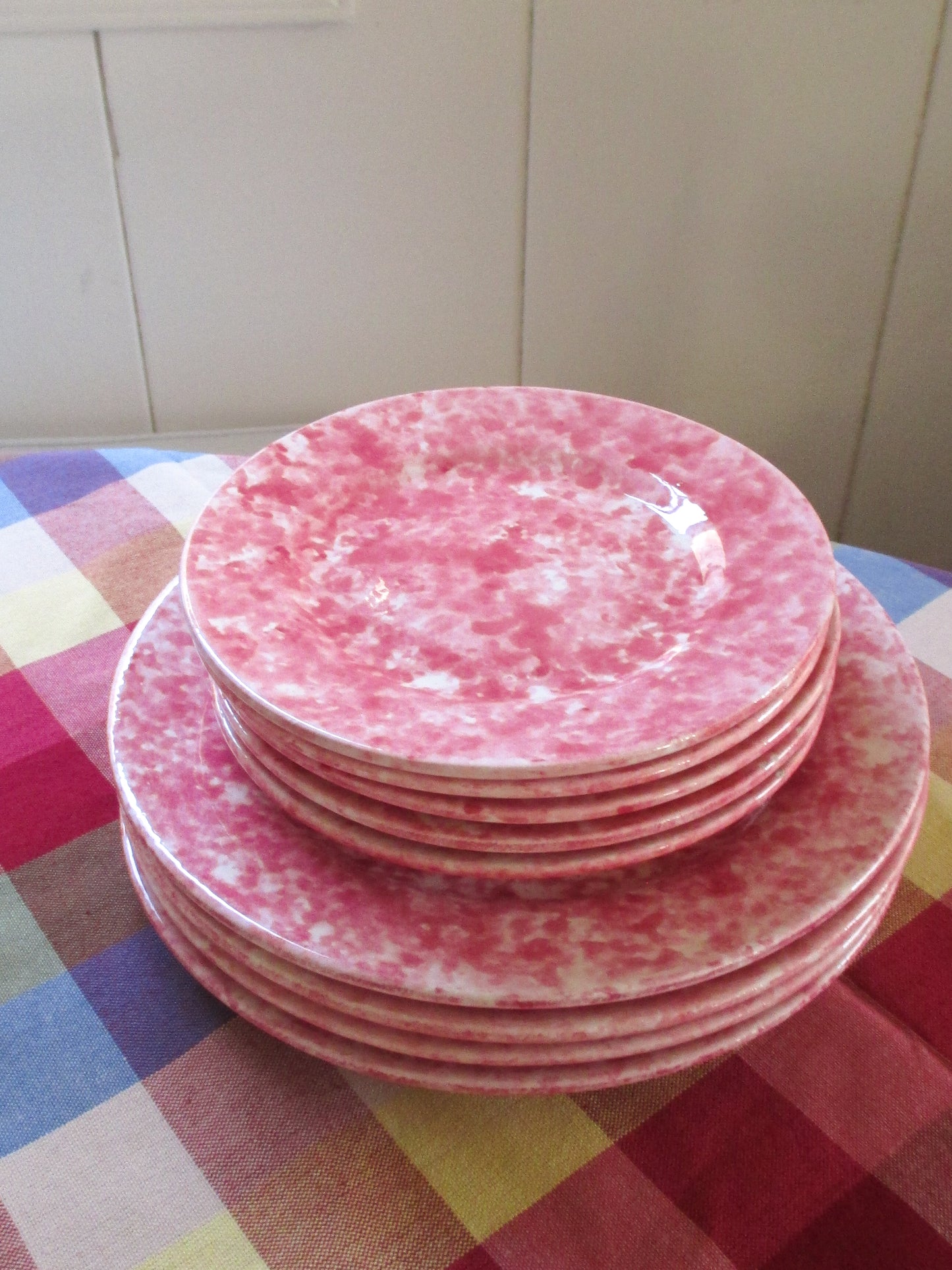 Salmon Appetizer & Salad 8-Piece Plate Set