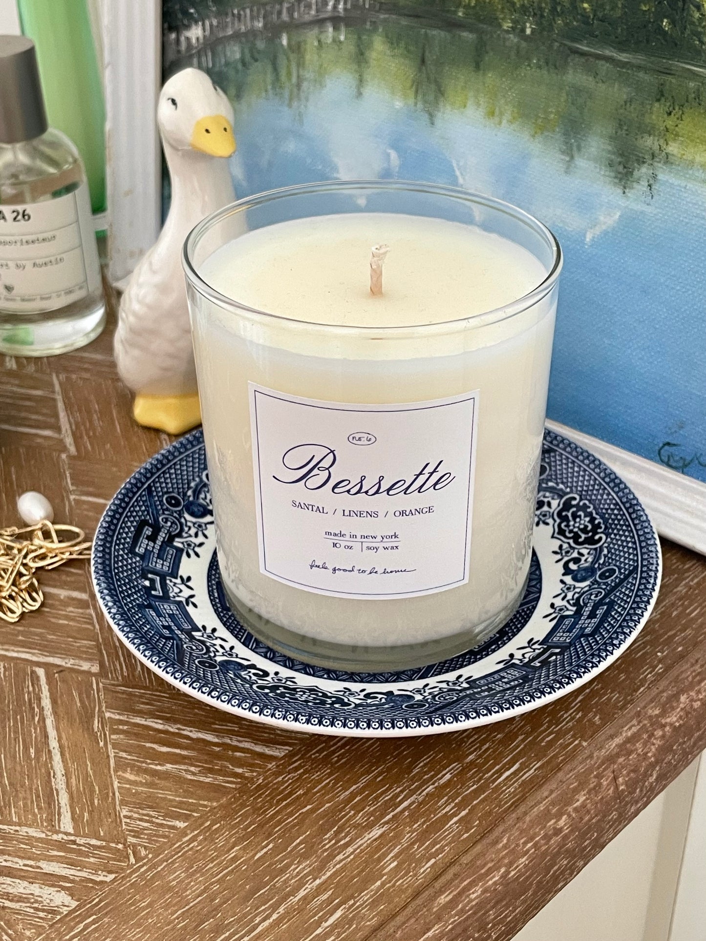 Starry Night Candle Plate